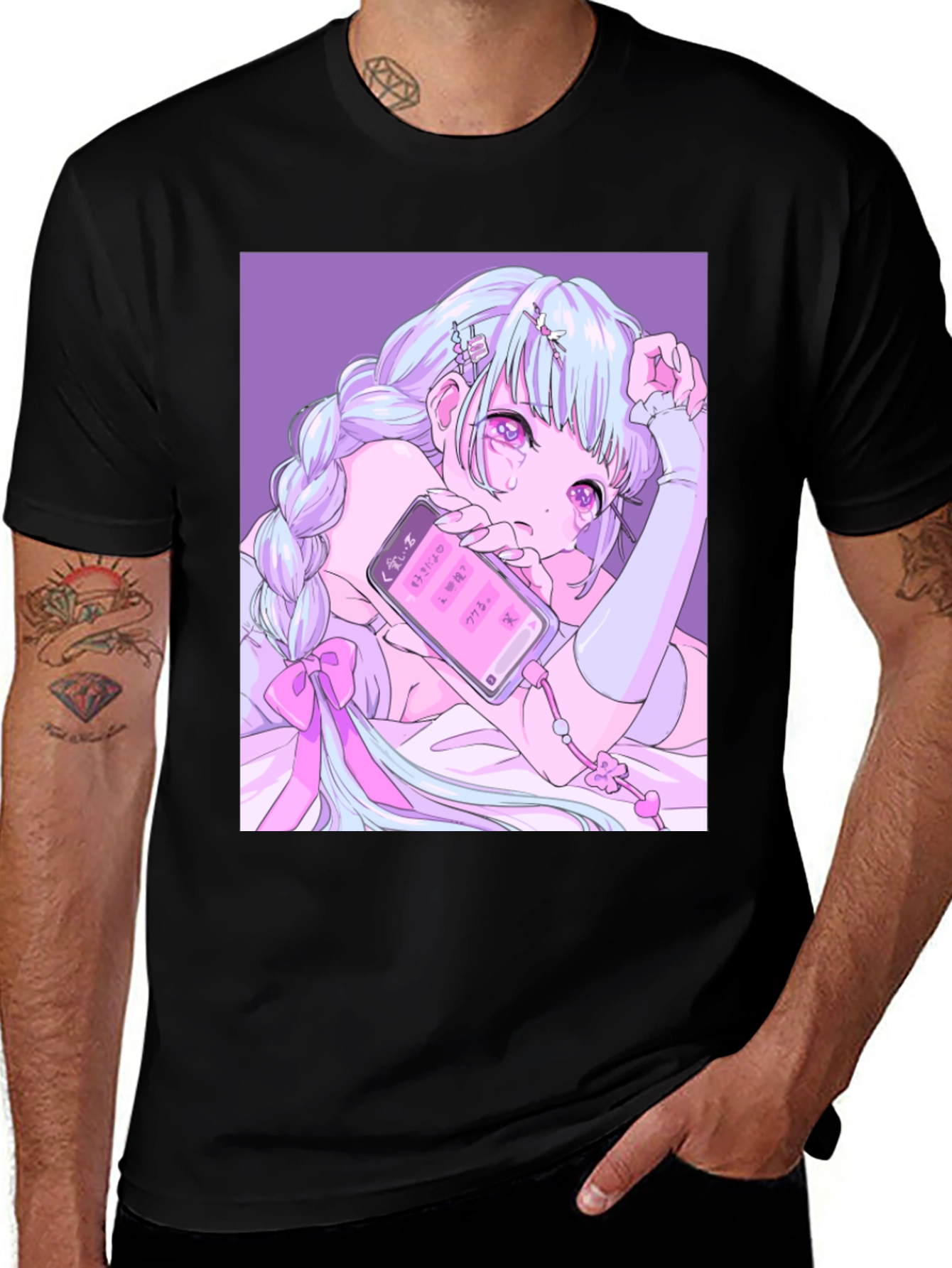 Anime Girl Graphic T-Shirt