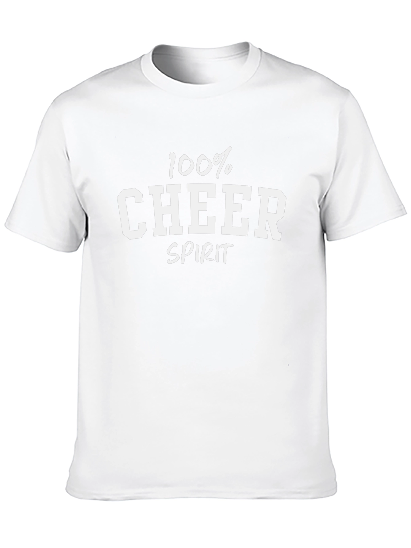 100% Cheer Spirit Black T-Shirt