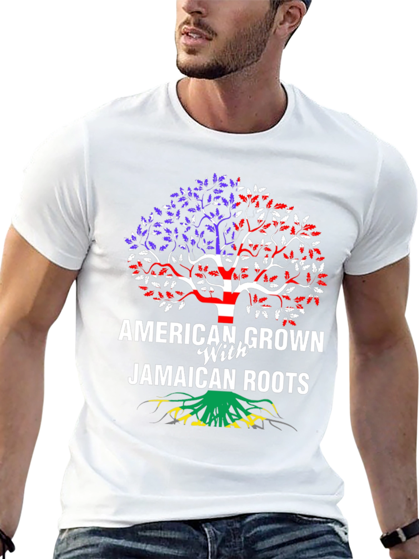 American Grown with Jamaican Roots T-Shirt