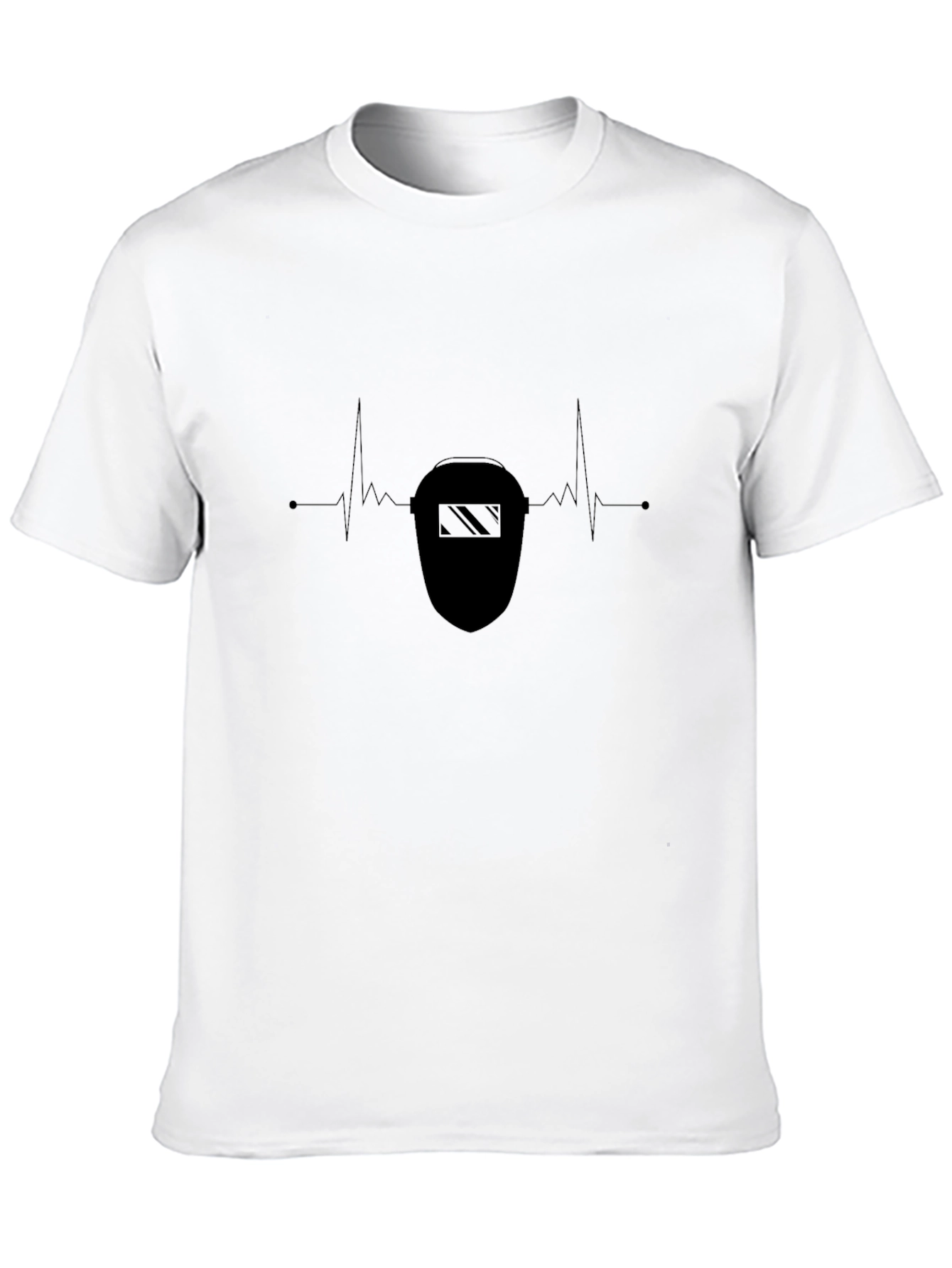 Welders Pulse T-Shirt - Black Crew Neck Tee