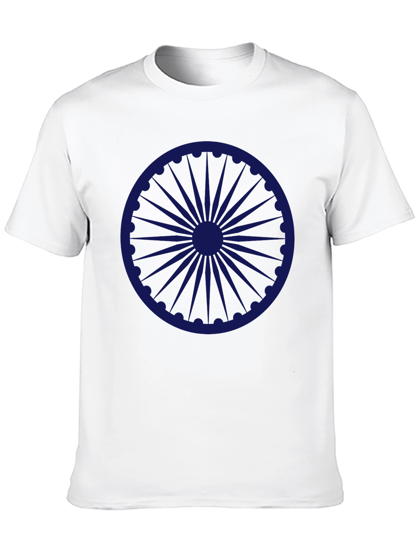 Ashoka Chakra Black T-Shirt