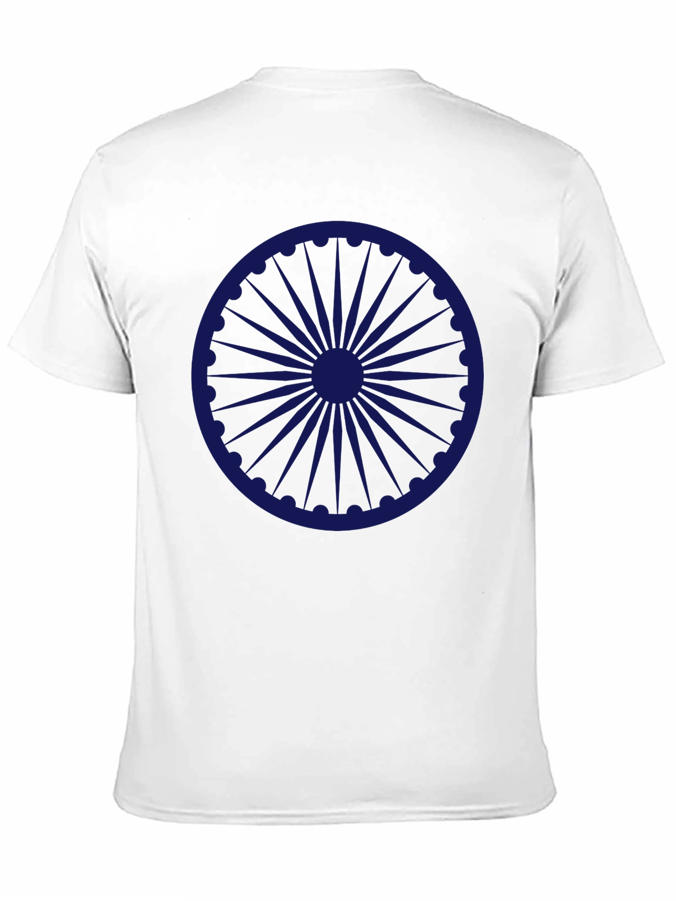 Ashoka Chakra Black T-Shirt