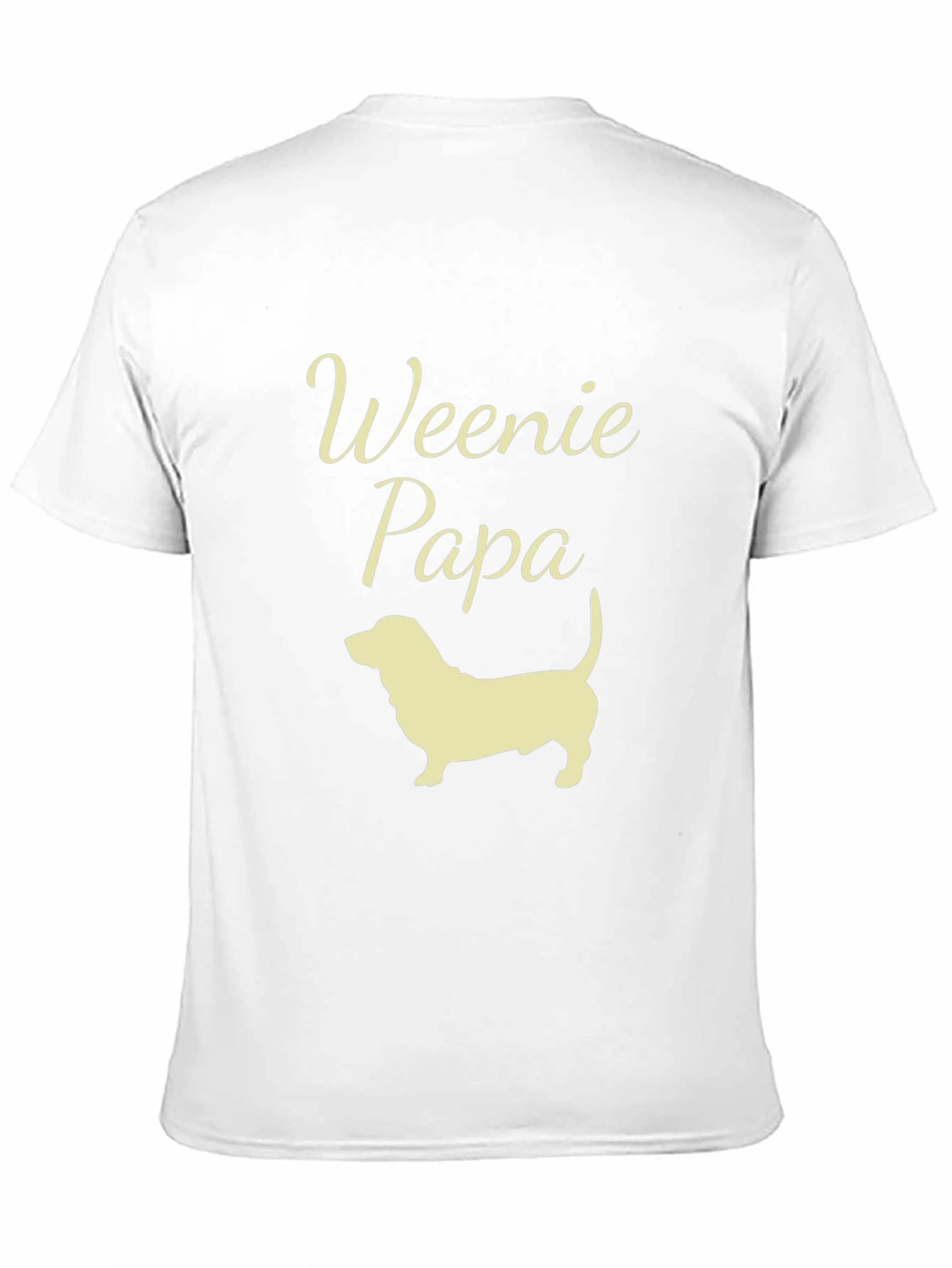Weenie Papa Dachshund T-Shirt - Dog Dad Tee
