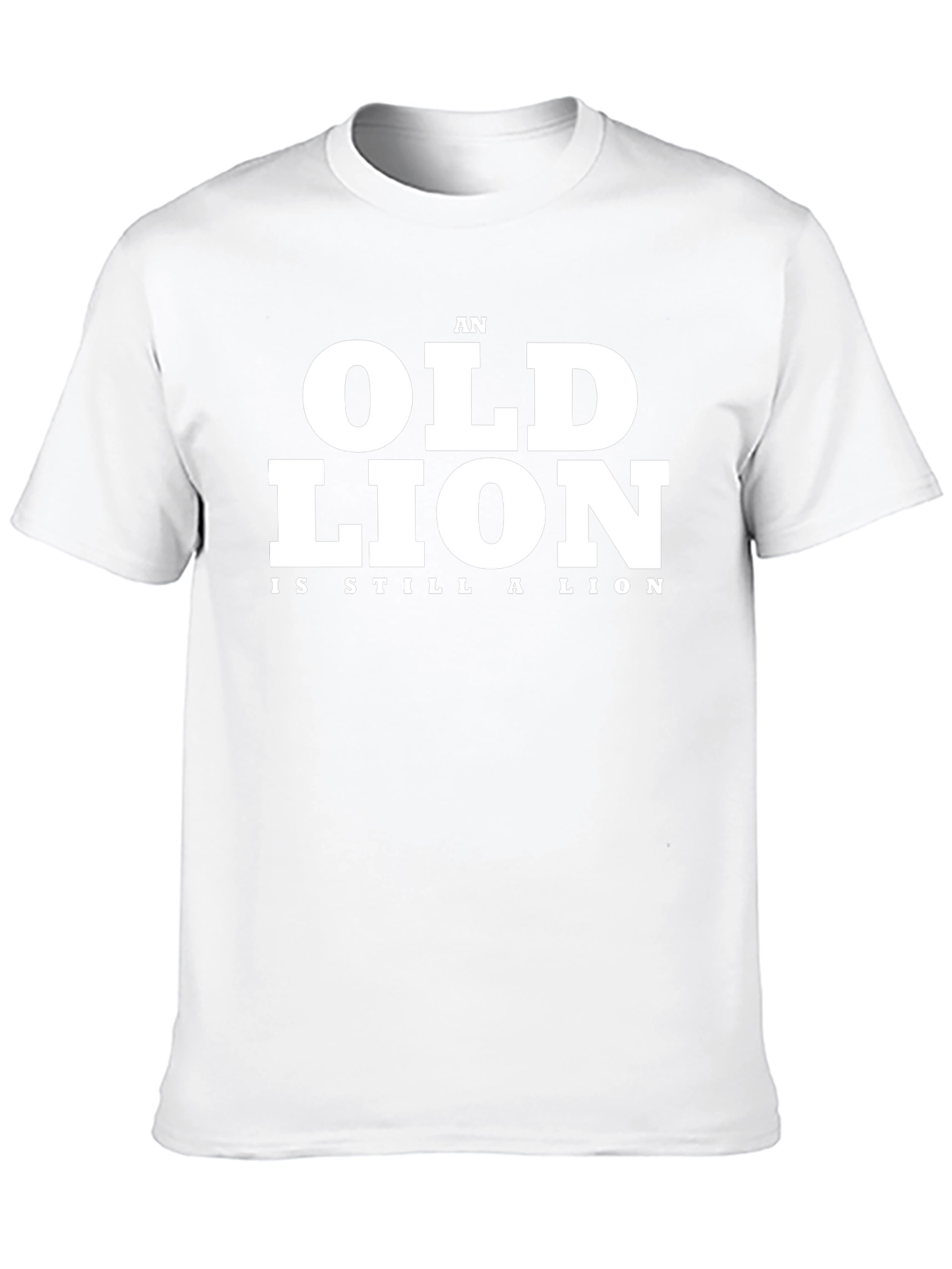 An Old Lion Is Still A Lion Black T-Shirt