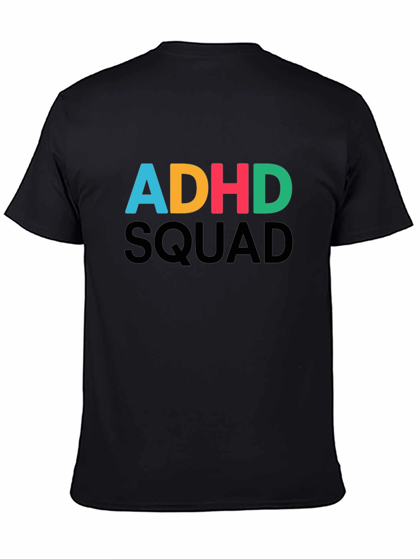 ADHD Squad Graphic T-Shirt - Black