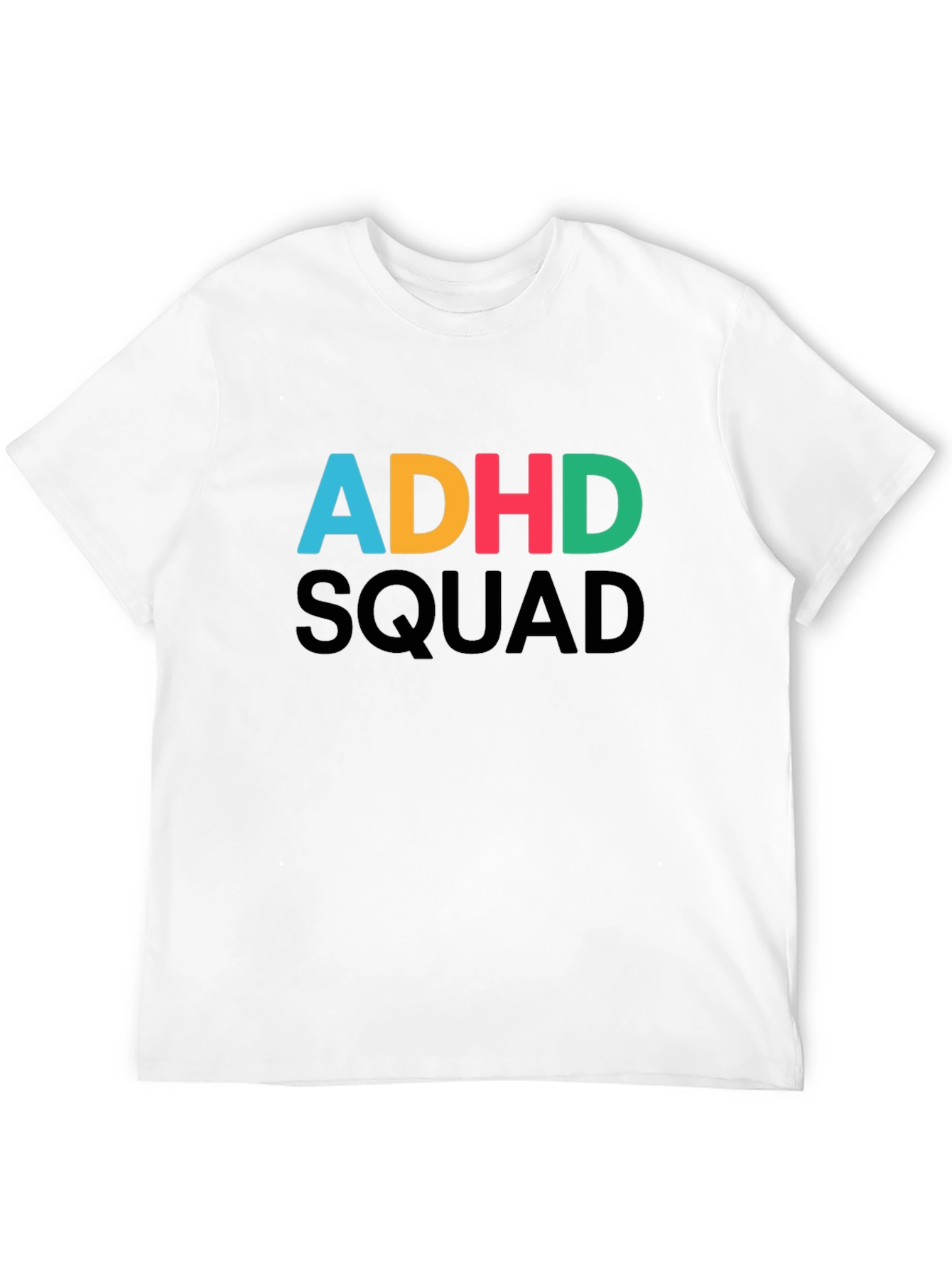 ADHD Squad Graphic T-Shirt - Black