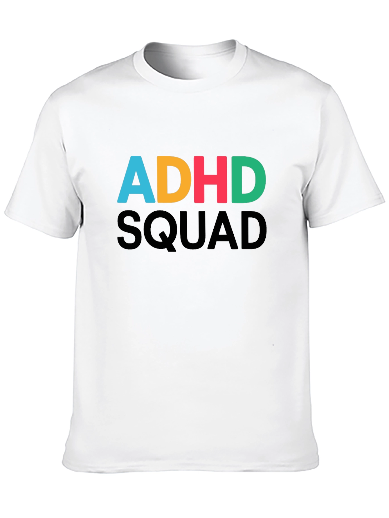 ADHD Squad Graphic T-Shirt - Black