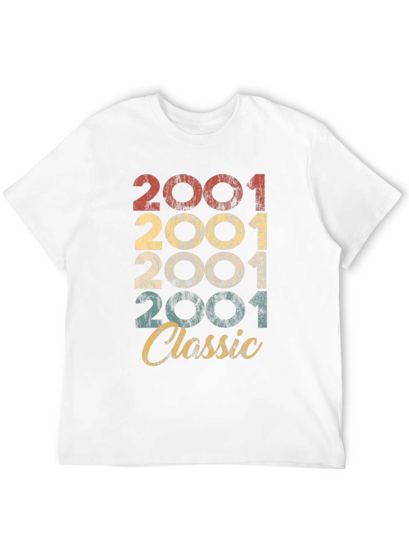2001 Classic Retro Birthday T-Shirt