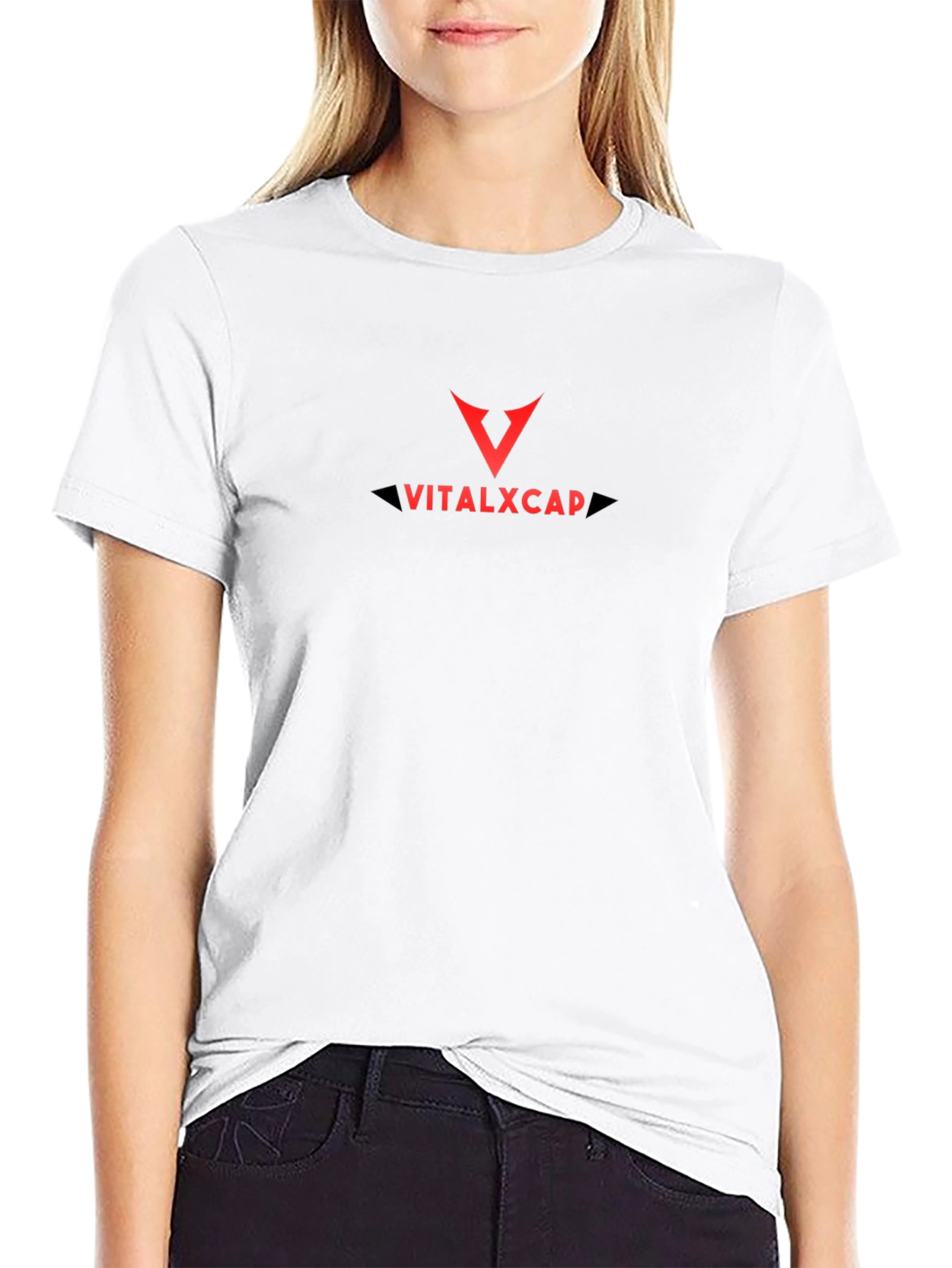 VitalXCap Black T-Shirt - Stylish & Comfortable