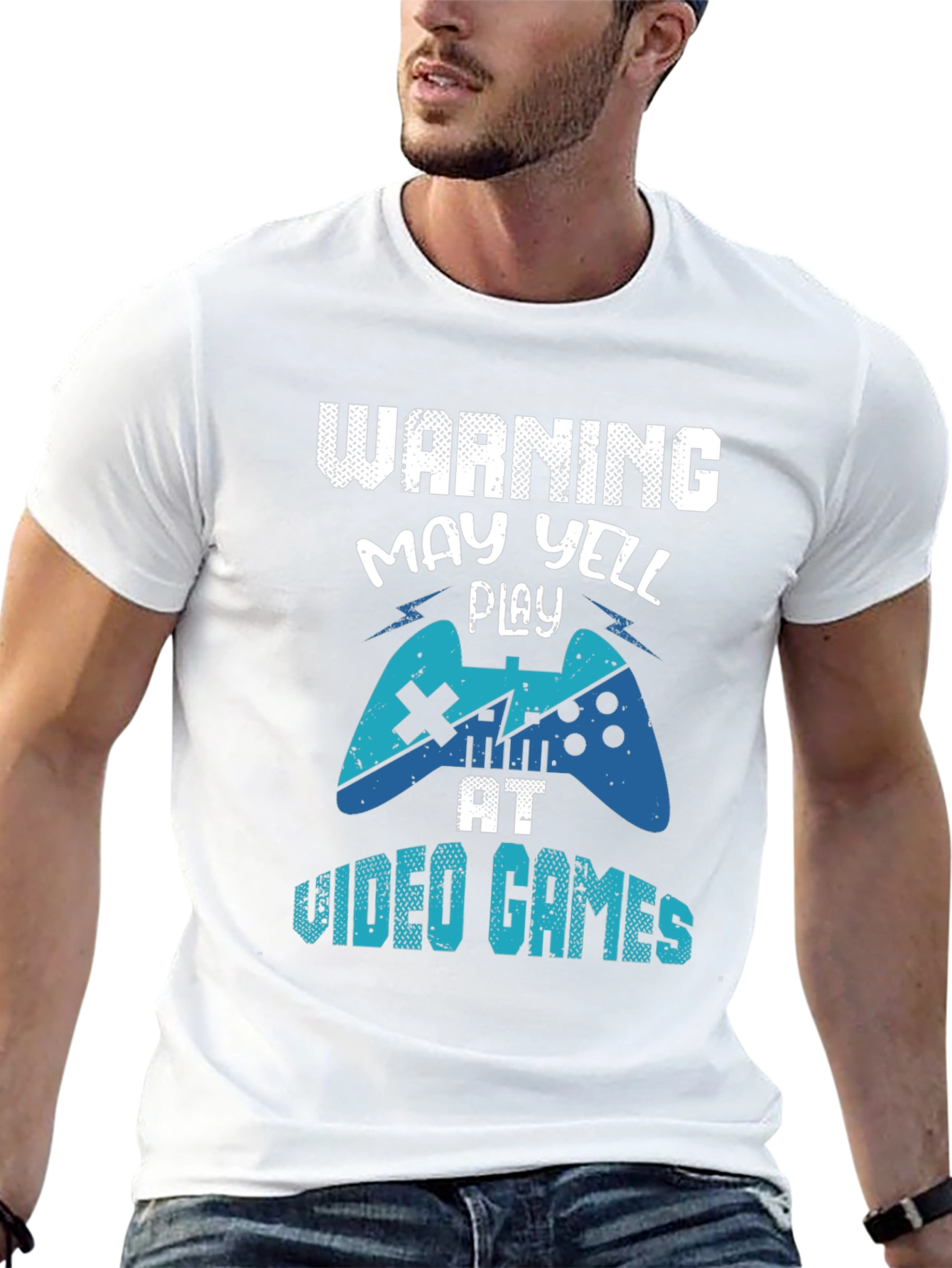 Warning May Yell Play Video Games T-Shirt