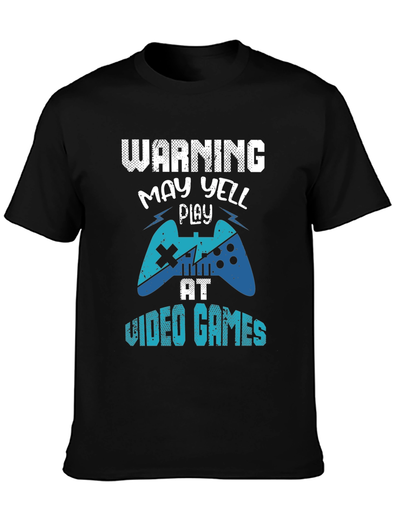 Warning May Yell Play Video Games T-Shirt