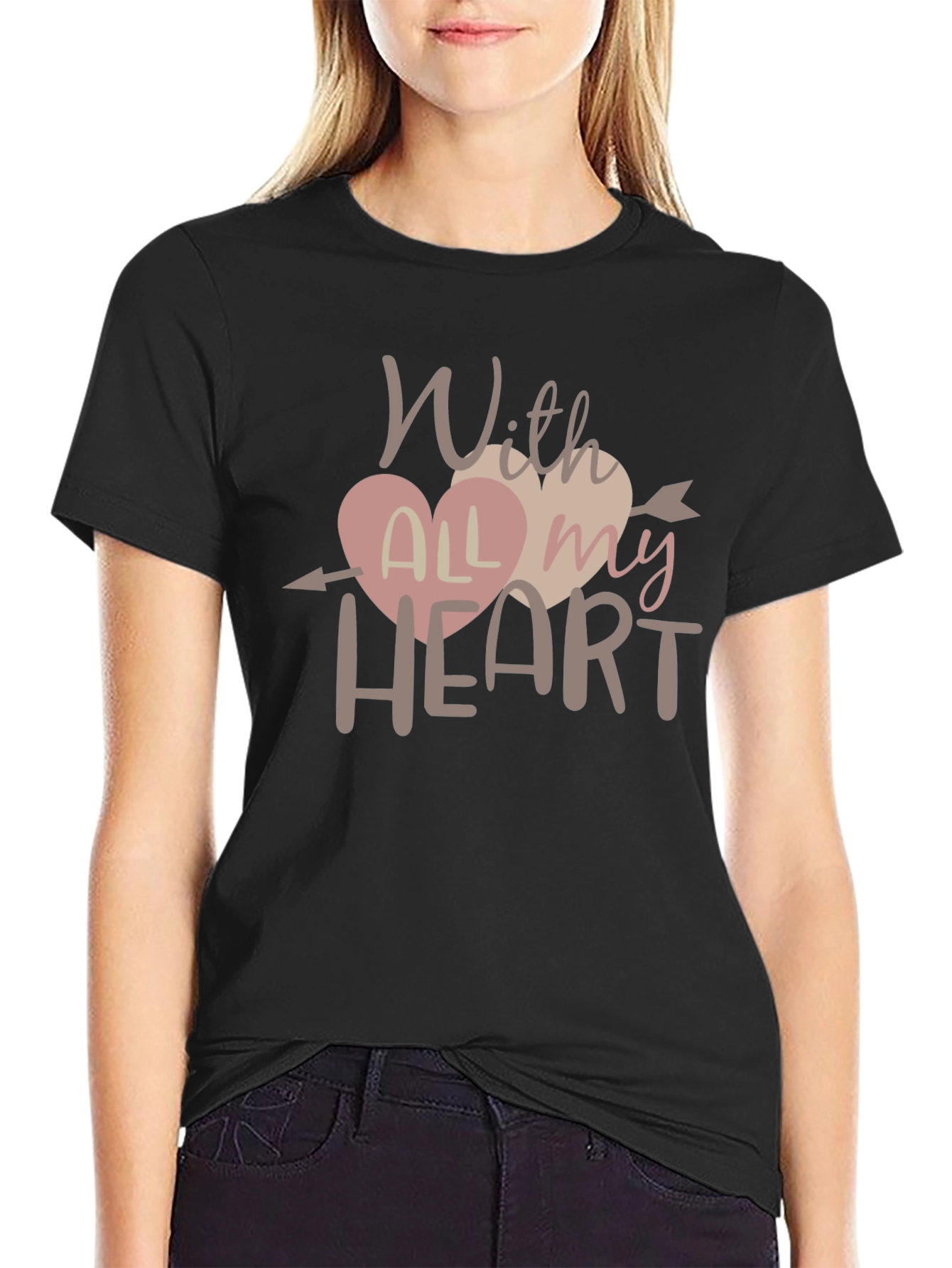 With All My Heart Graphic Tee