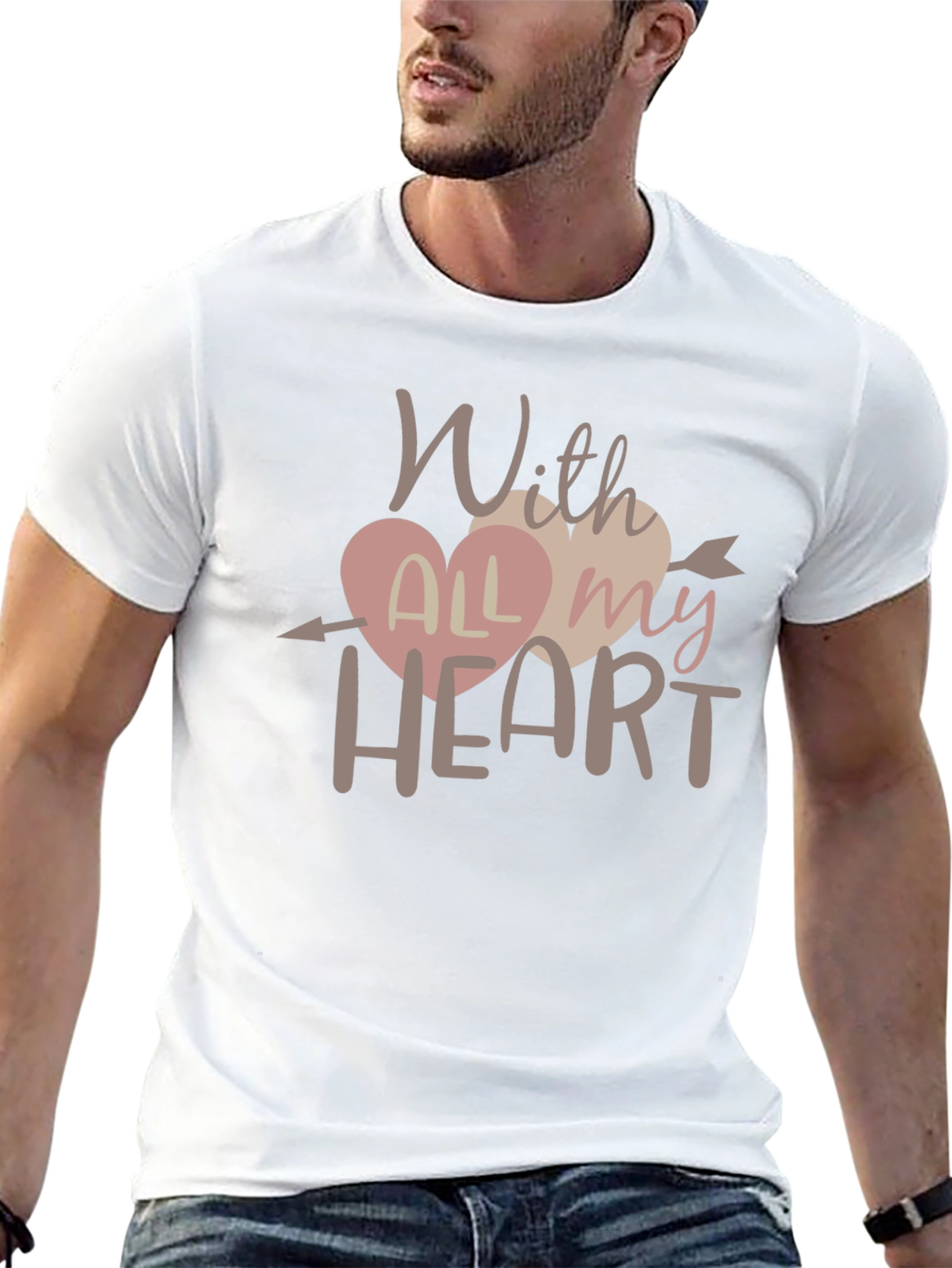 With All My Heart Graphic Tee