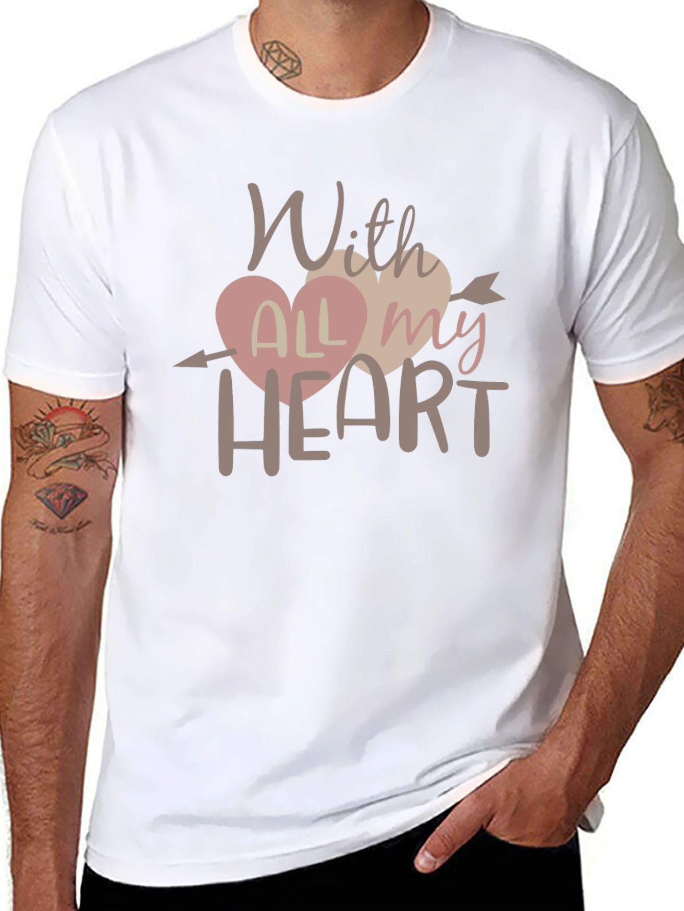 With All My Heart Graphic Tee