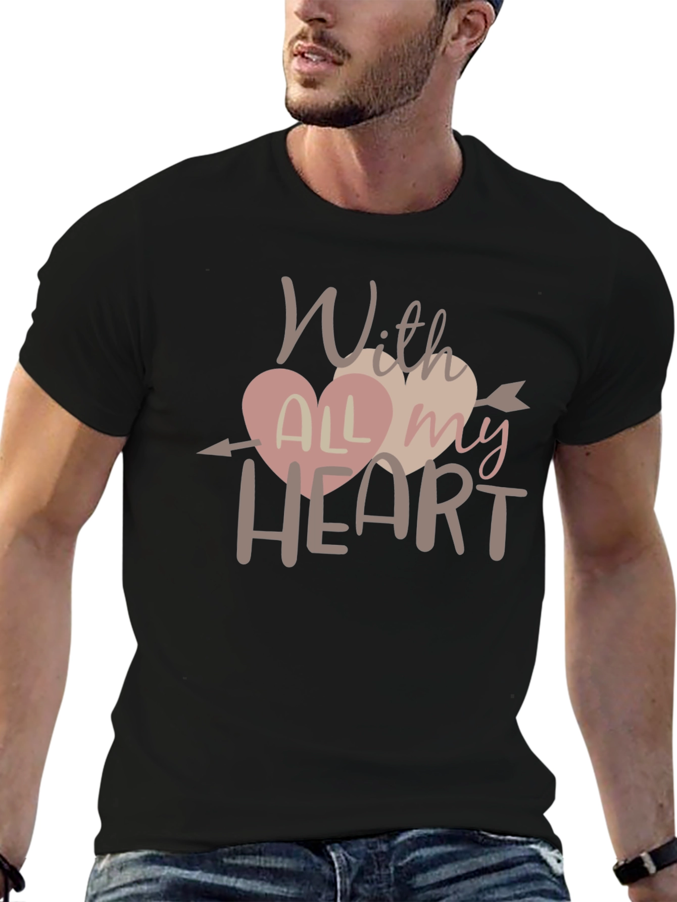 With All My Heart Graphic Tee