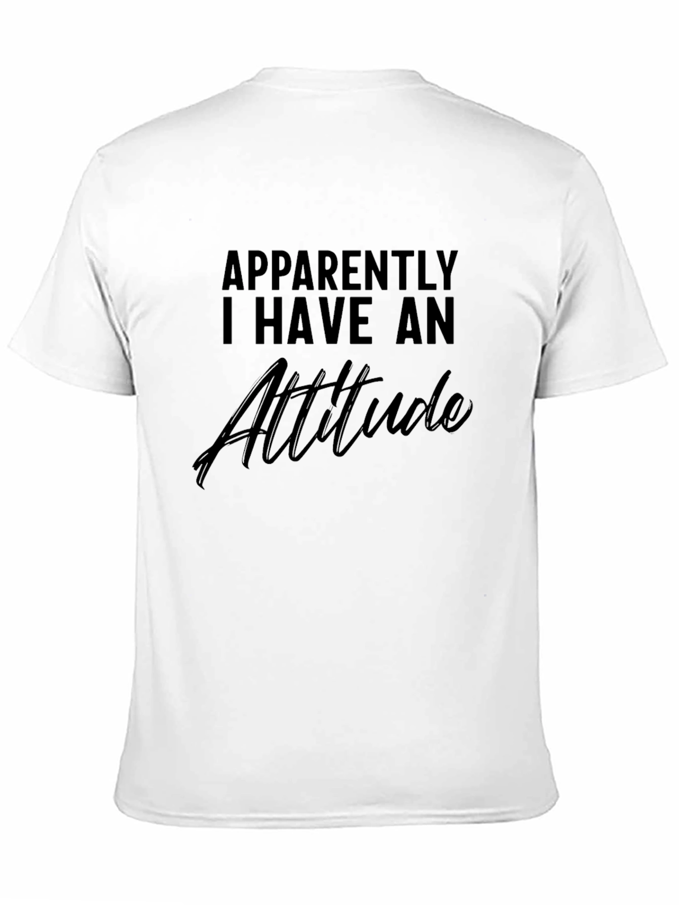 Attitude Graphic Print T-Shirt