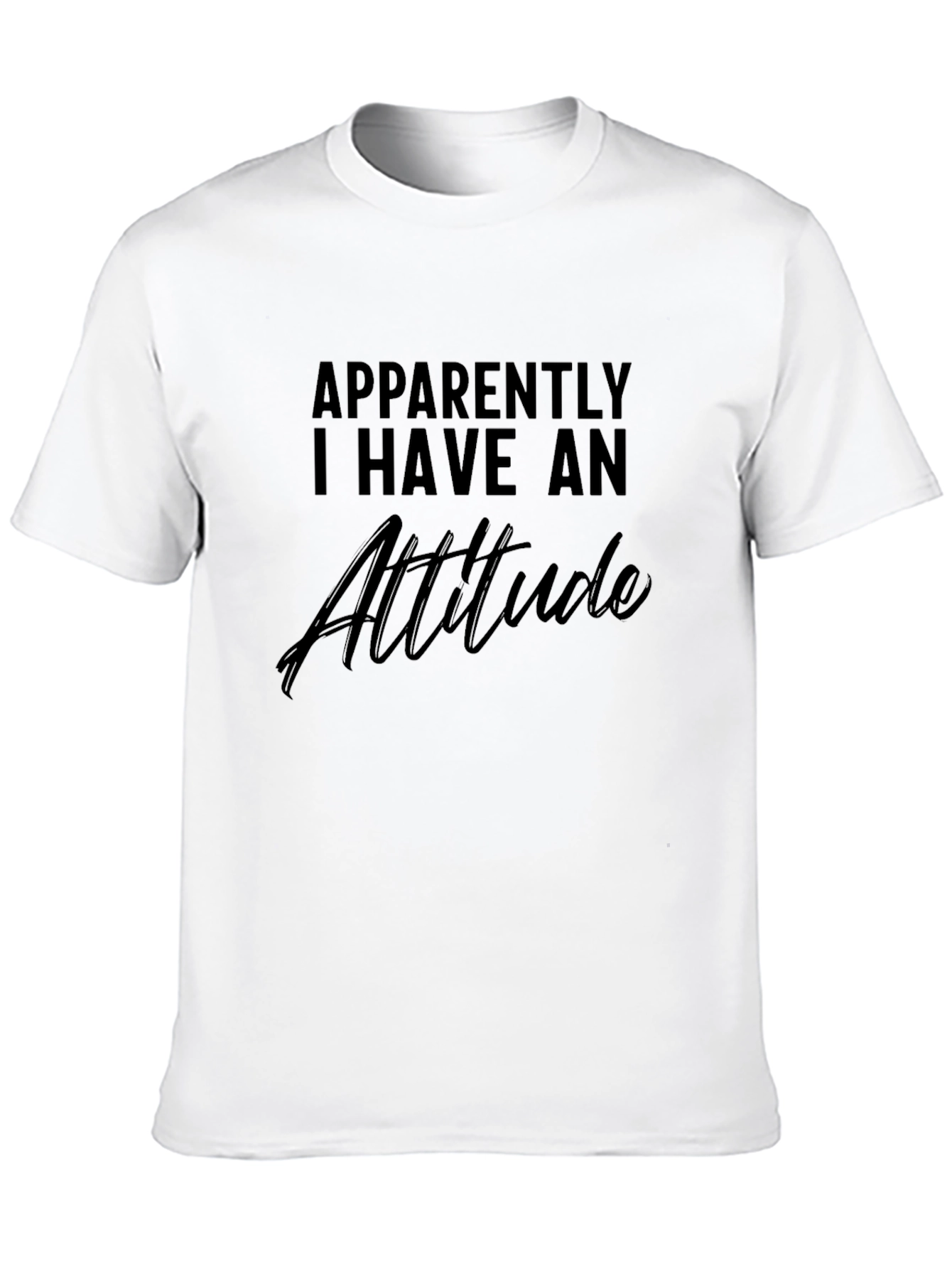 Attitude Graphic Print T-Shirt