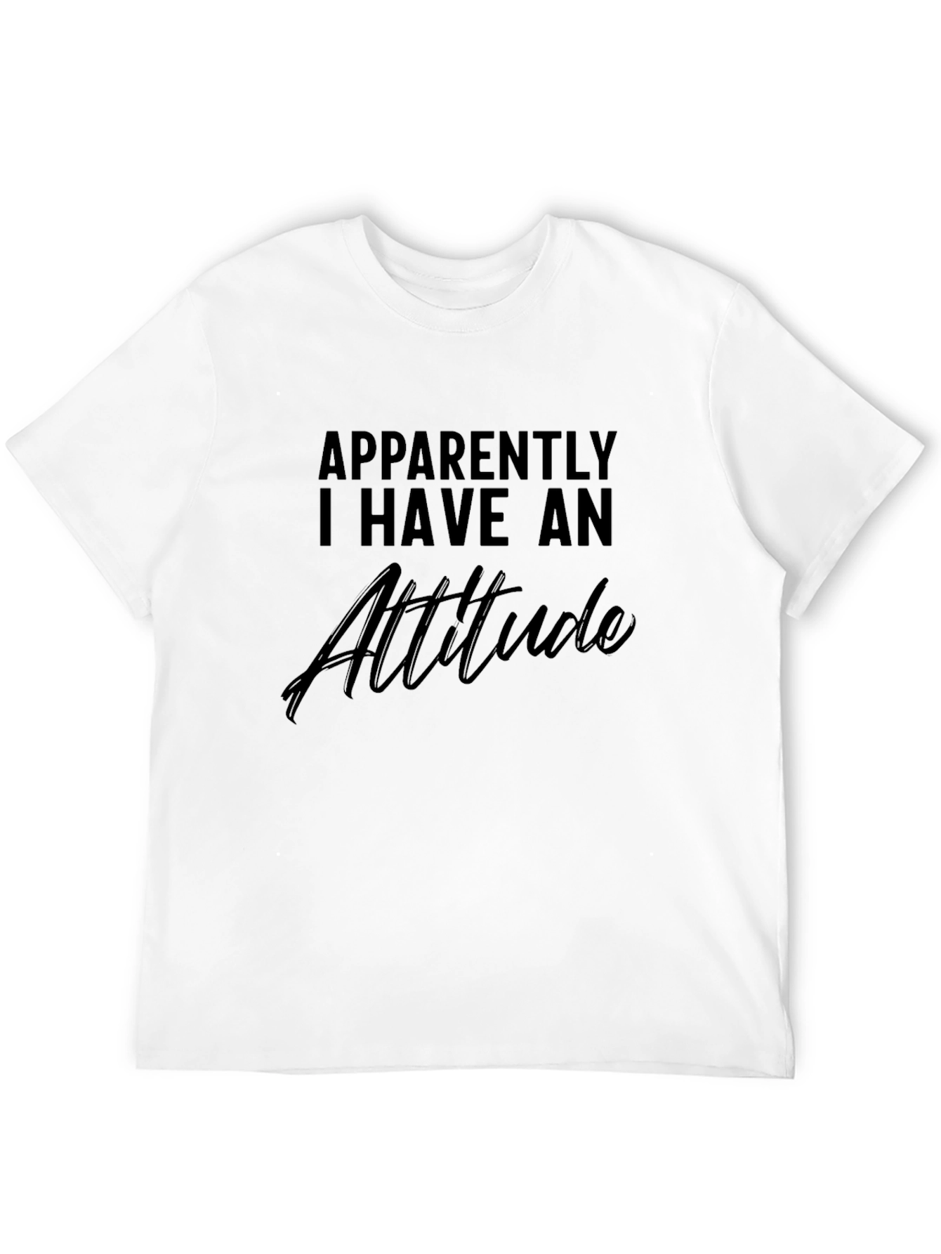 Attitude Graphic Print T-Shirt