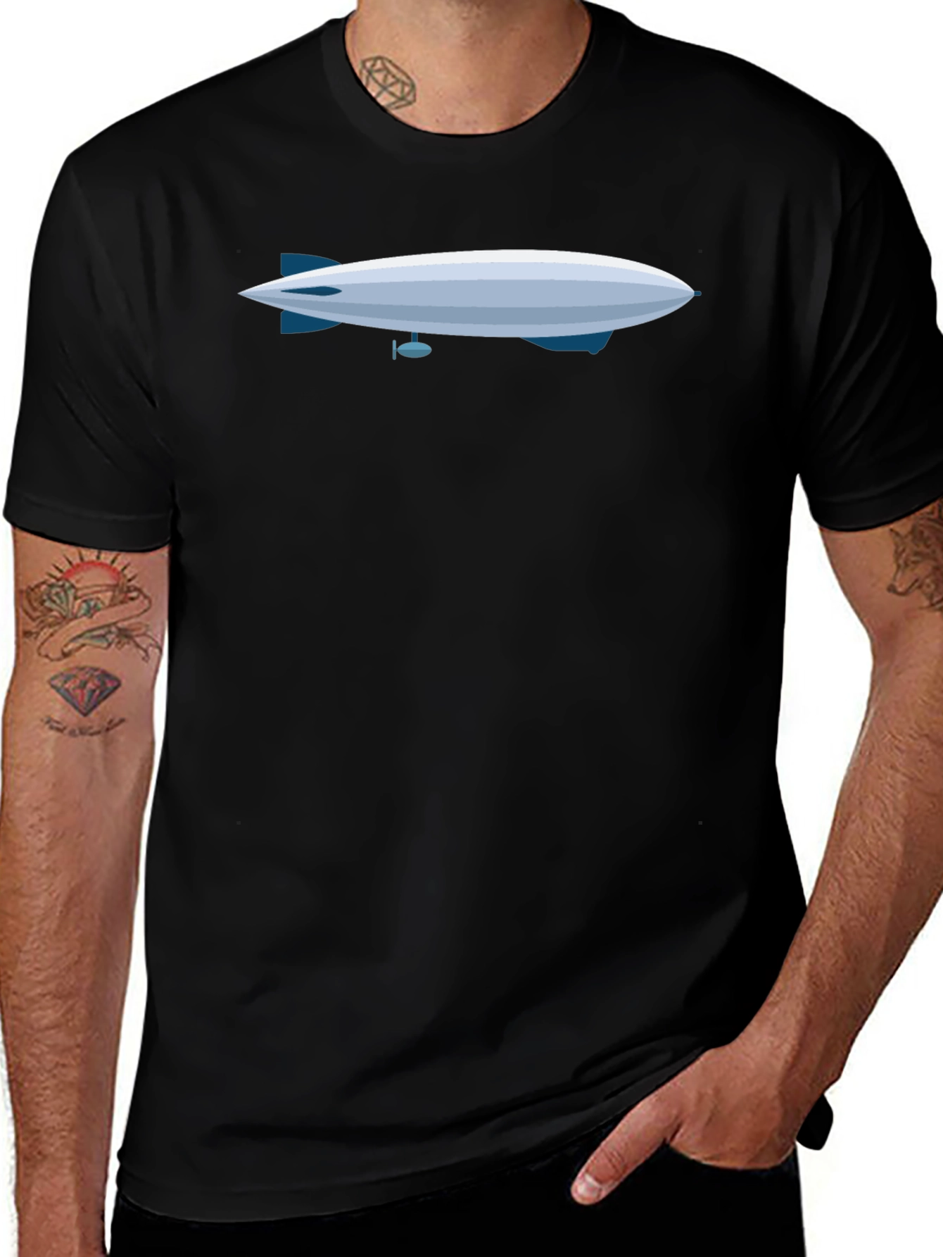 Airship Graphic T-Shirt - Unique Design