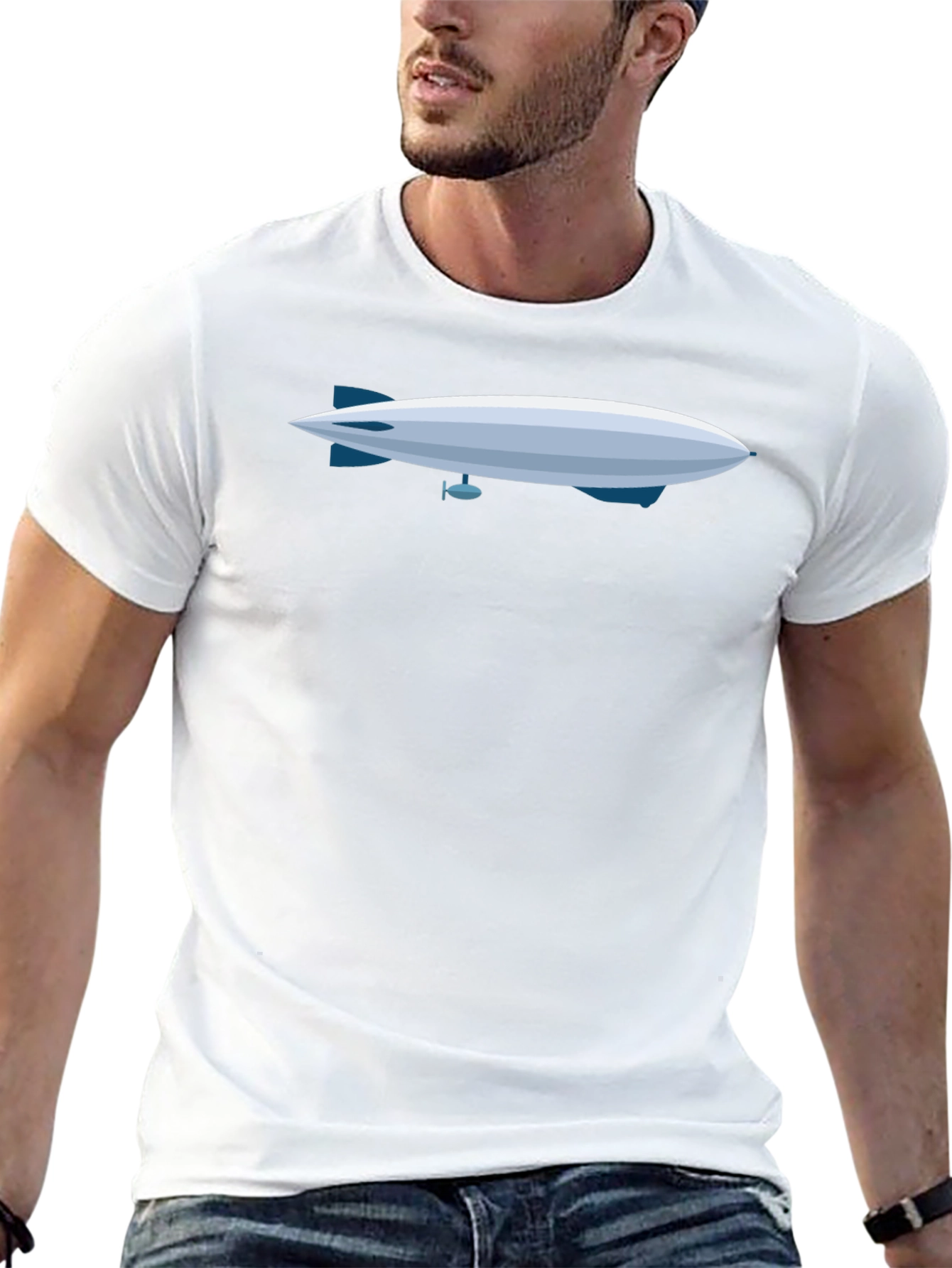 Airship Graphic T-Shirt - Unique Design
