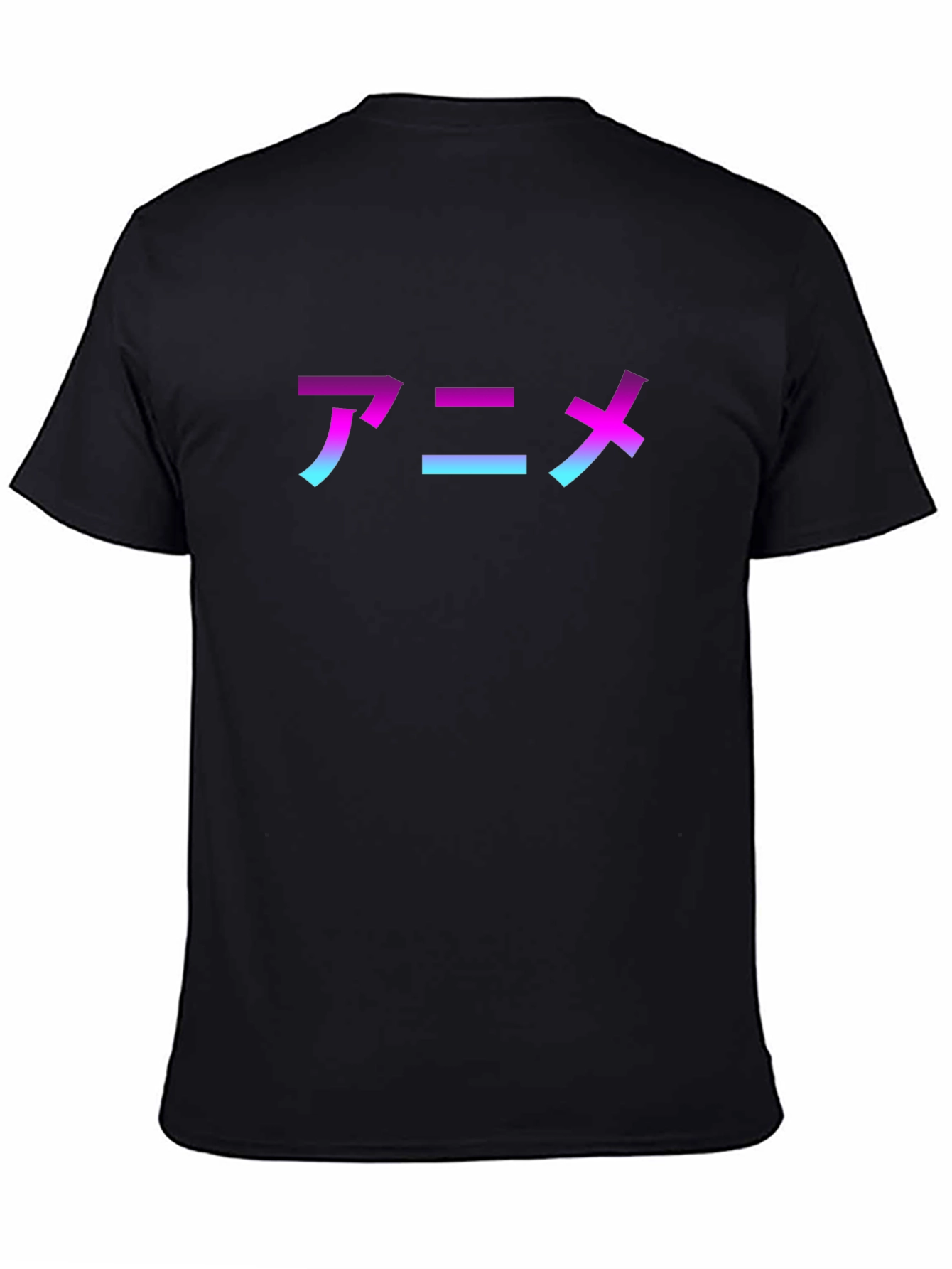 Anime Graphic Black T-Shirt