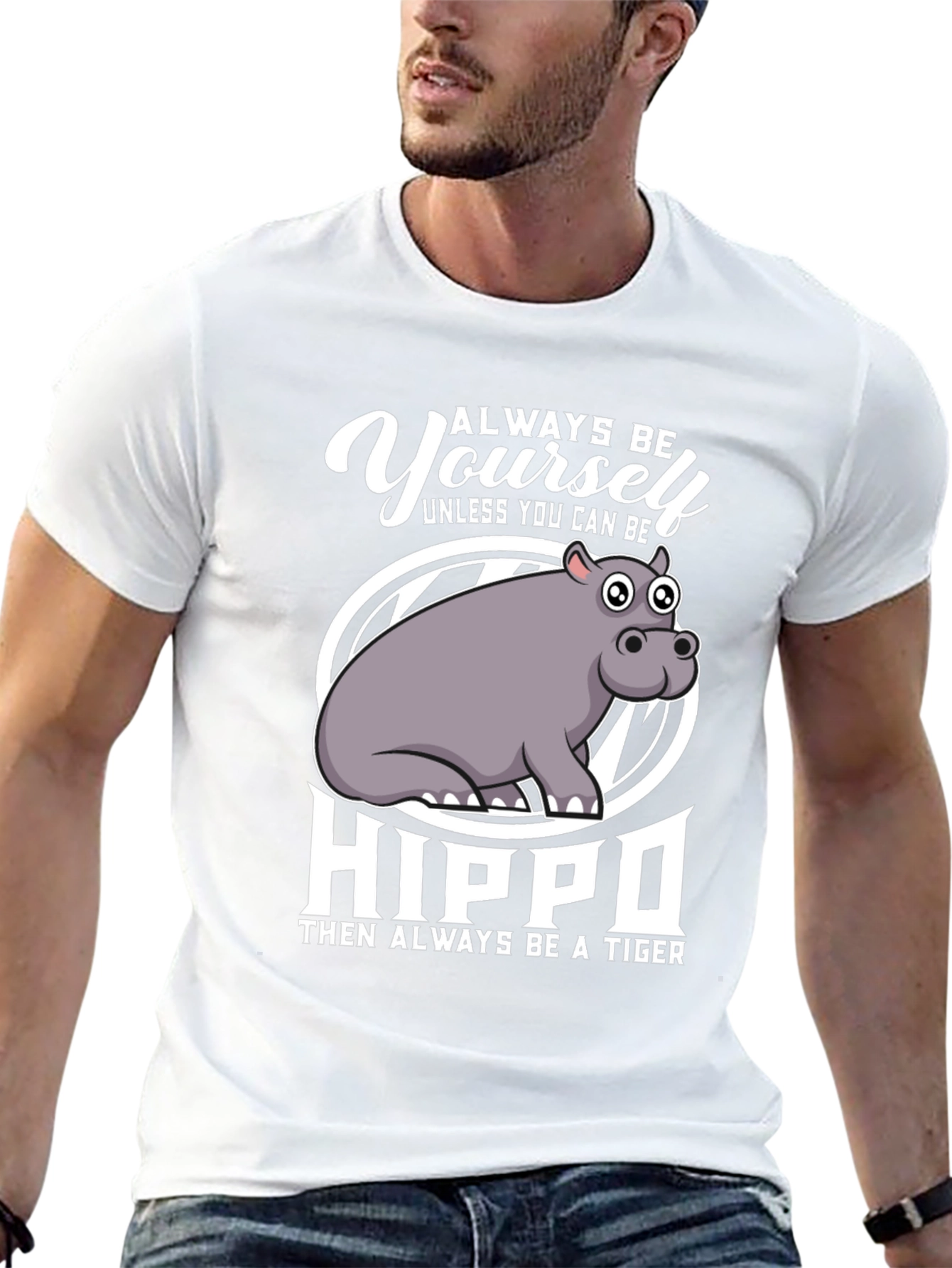 Always Be Yourself Hippo T-Shirt