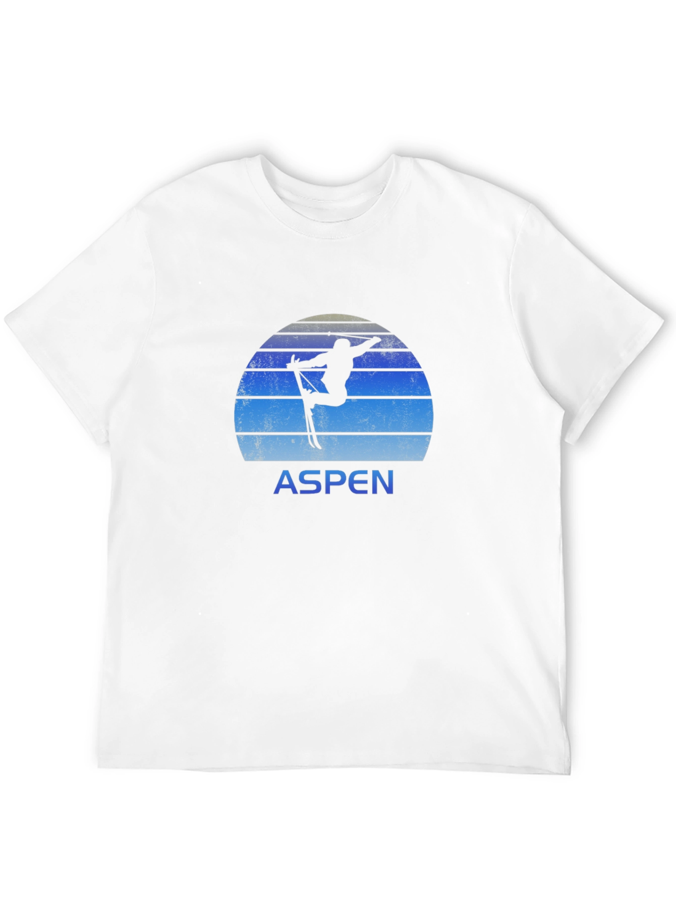 Aspen Skiing T-Shirt Retro Style