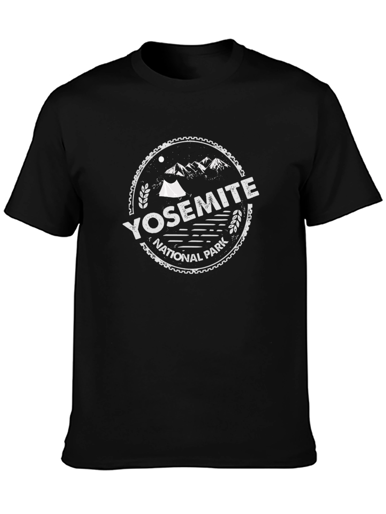 Yosemite National Park Tee - Black Graphic T-Shirt