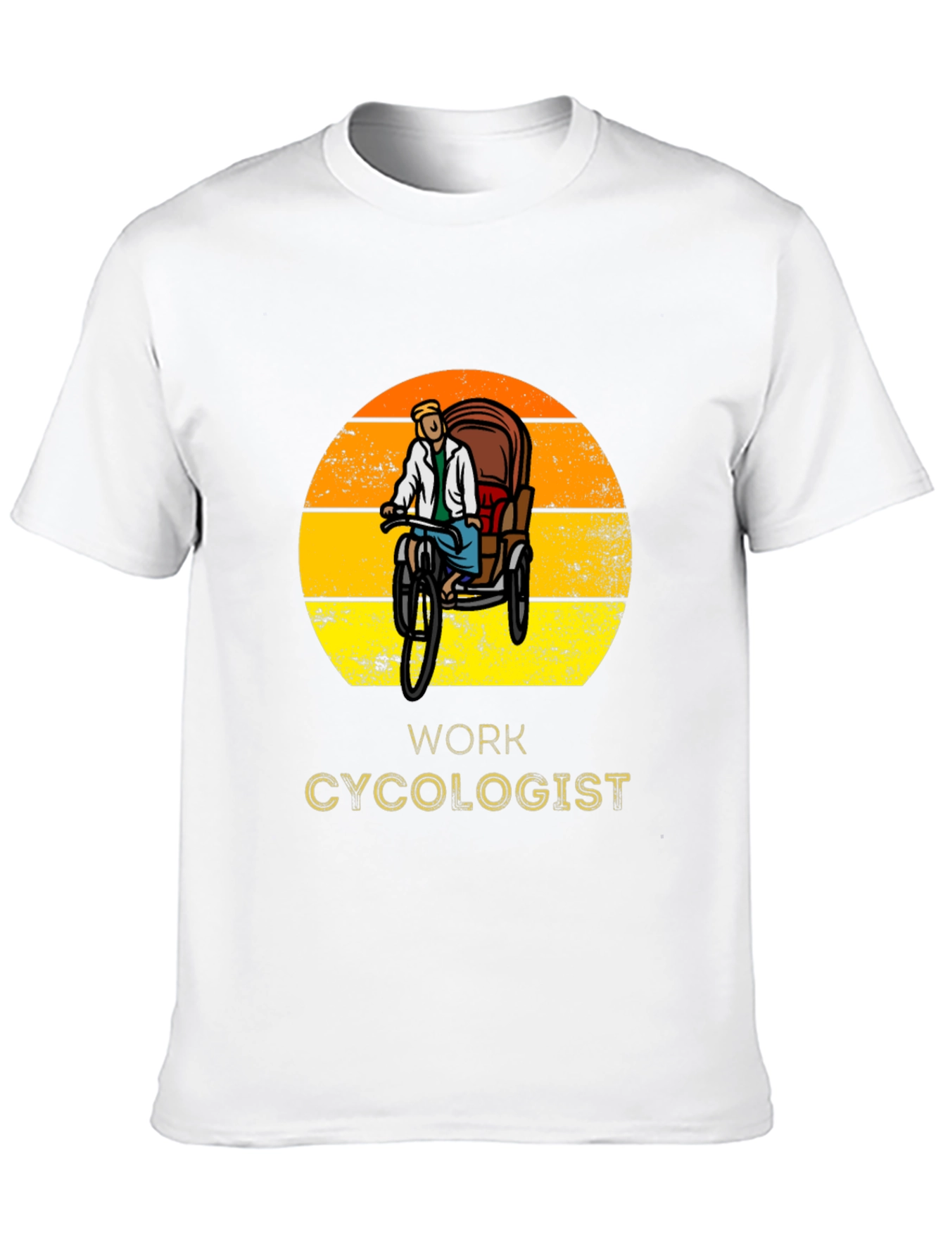 Work Cycologist T-Shirt - Rickshaw Design
