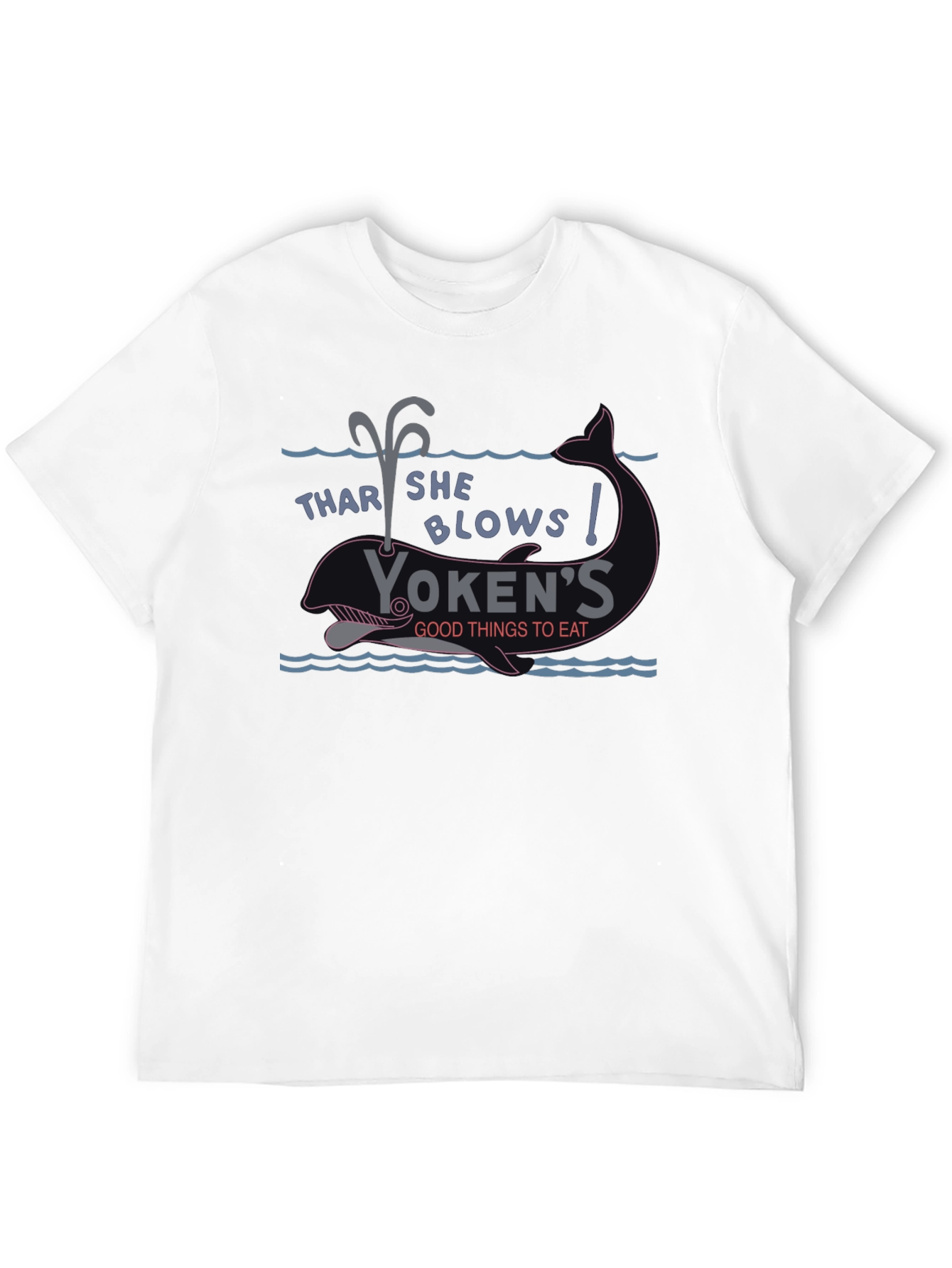 Yokens Thar She Blows Graphic Tee - Black