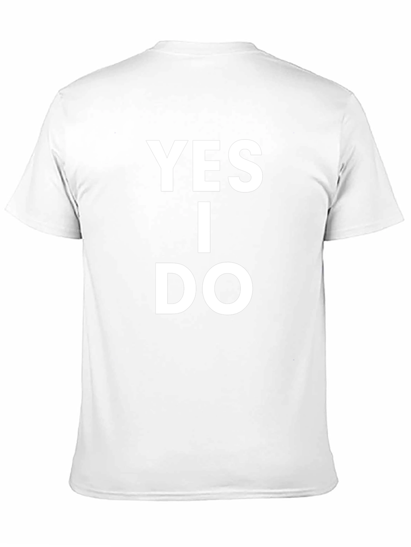 Yes I Do T-Shirt - Classic Black Cotton Tee