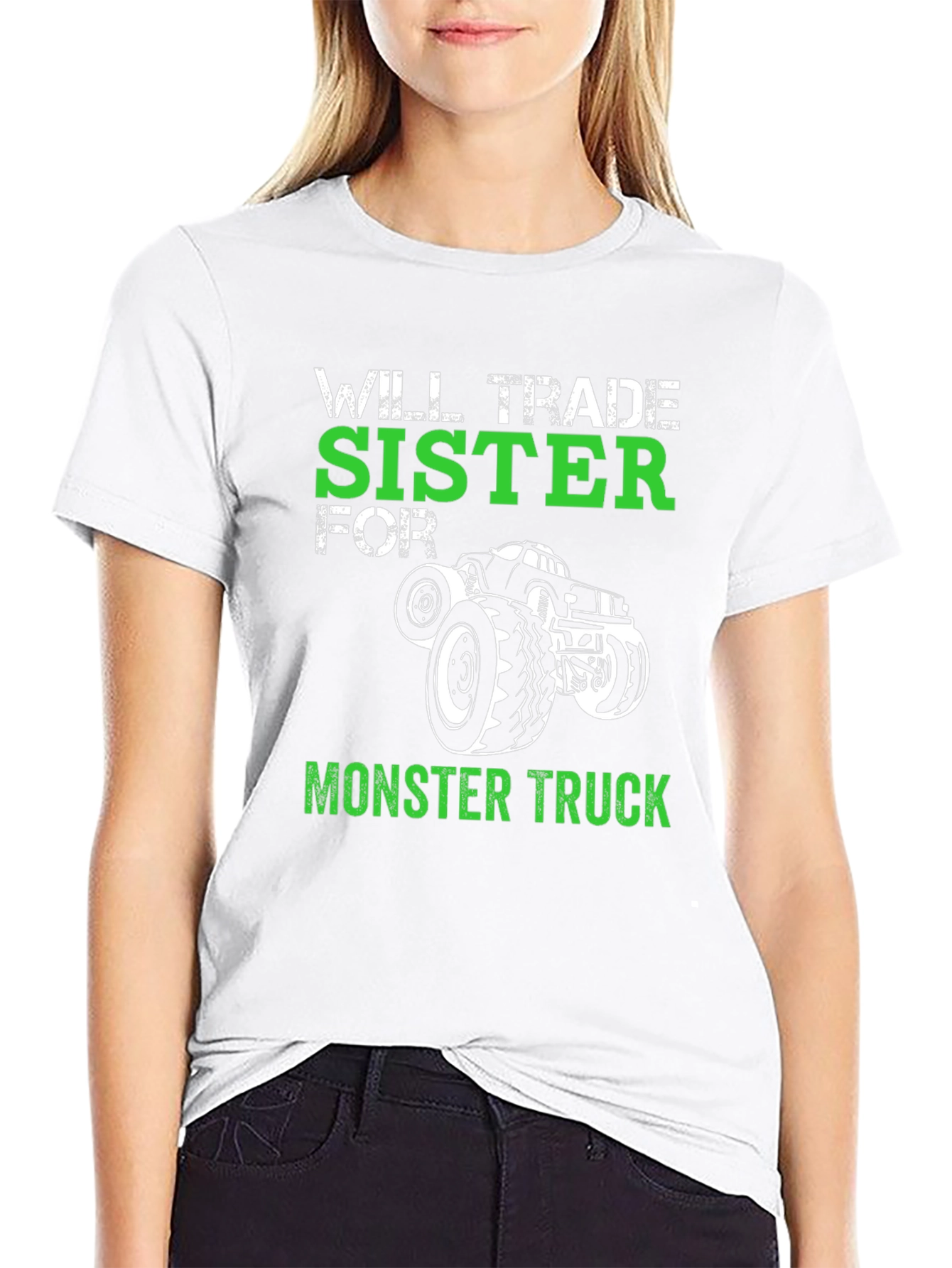 Will Trade Sister for Monster Truck Tee