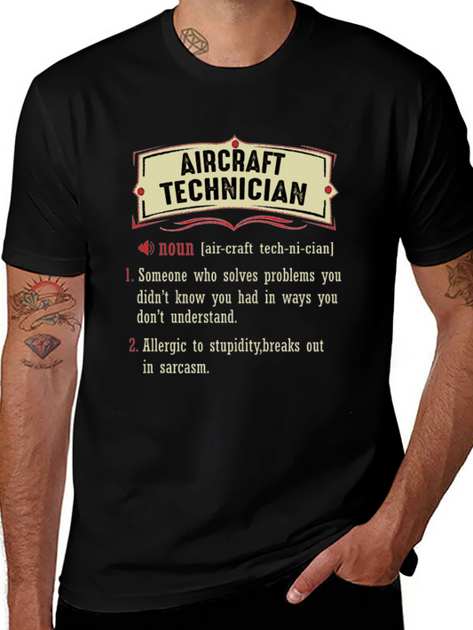 Aircraft Technician Definition T-Shirt