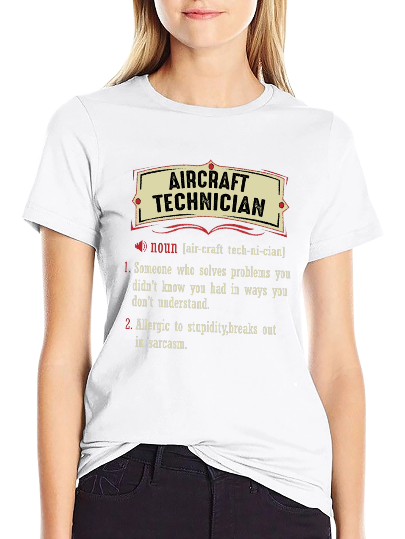 Aircraft Technician Definition T-Shirt