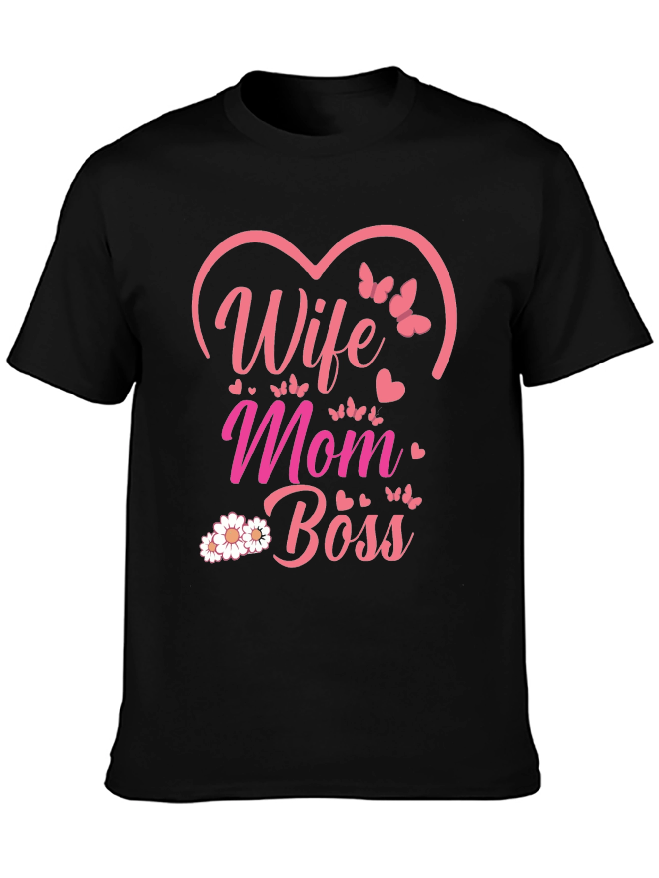 Wife Mom Boss Graphic Tee