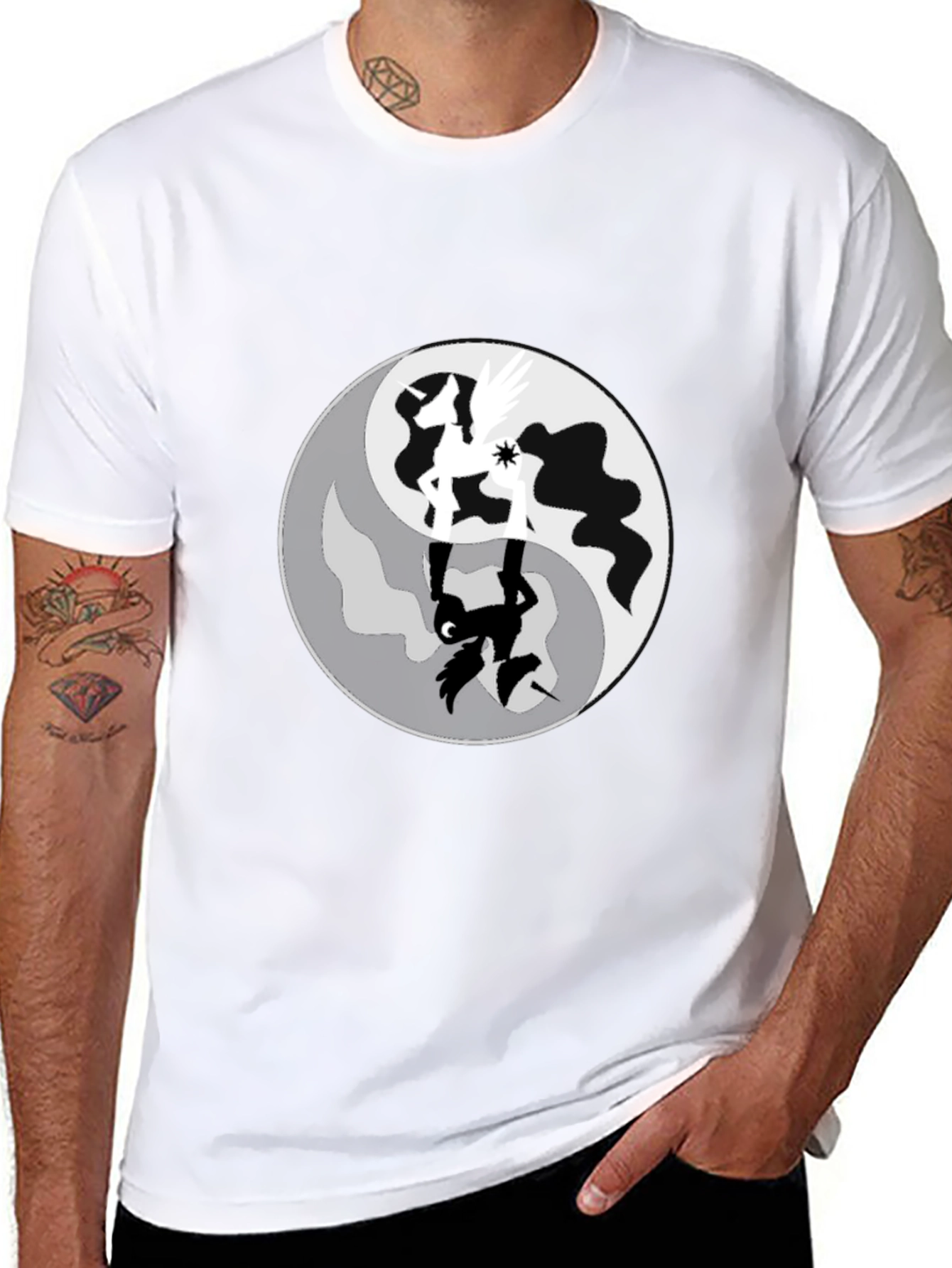 Yin Yang Pony T-Shirt - Balance of Harmony