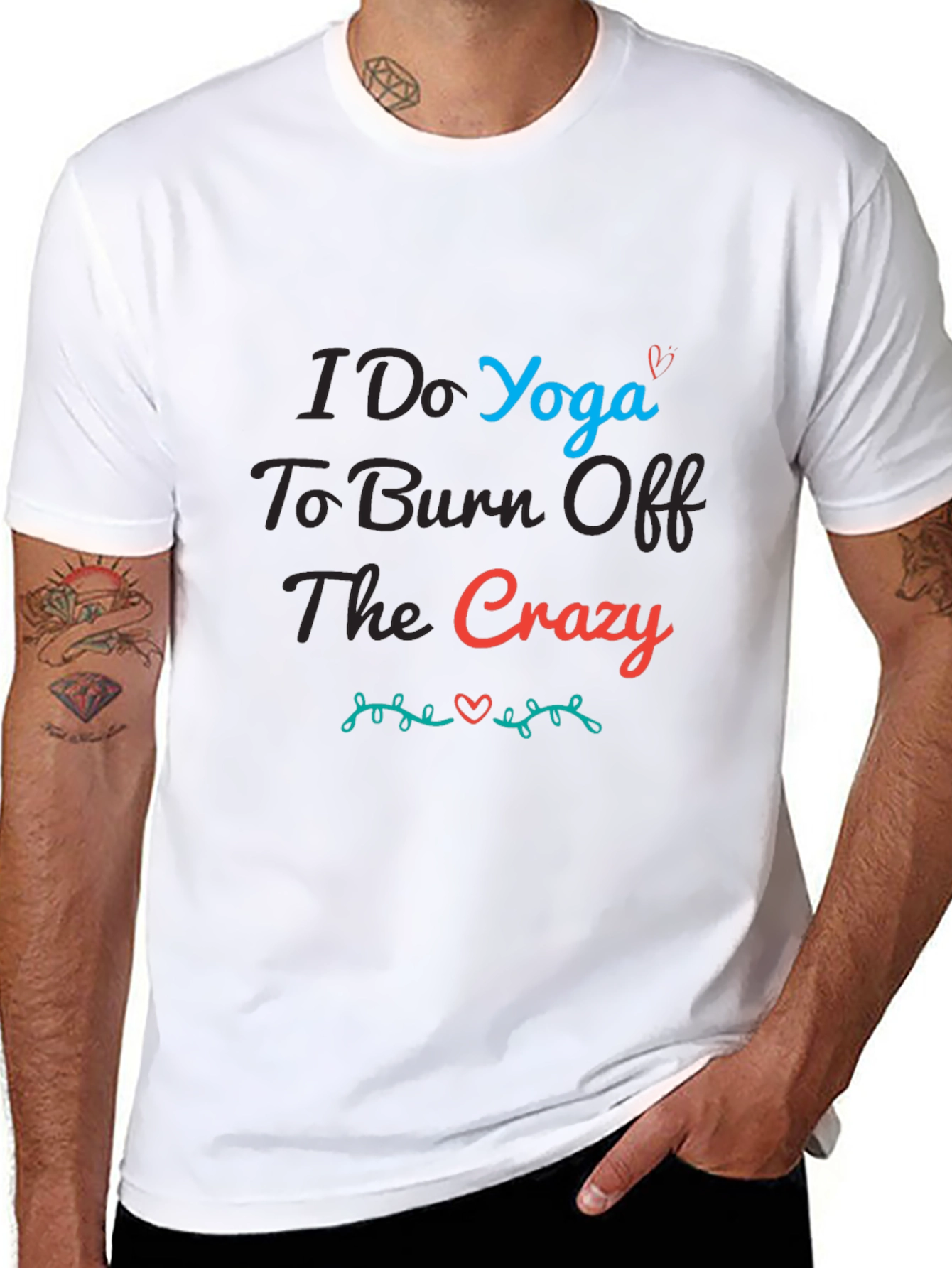 Yoga Crazy T-Shirt - Burn Off The Crazy Tee