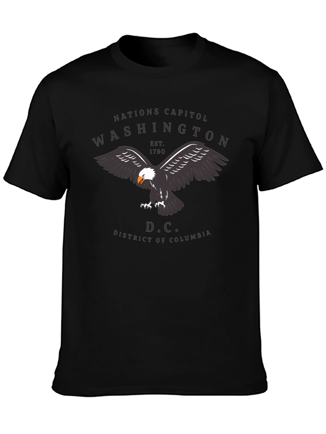 Washington D.C. Eagle Graphic T-Shirt