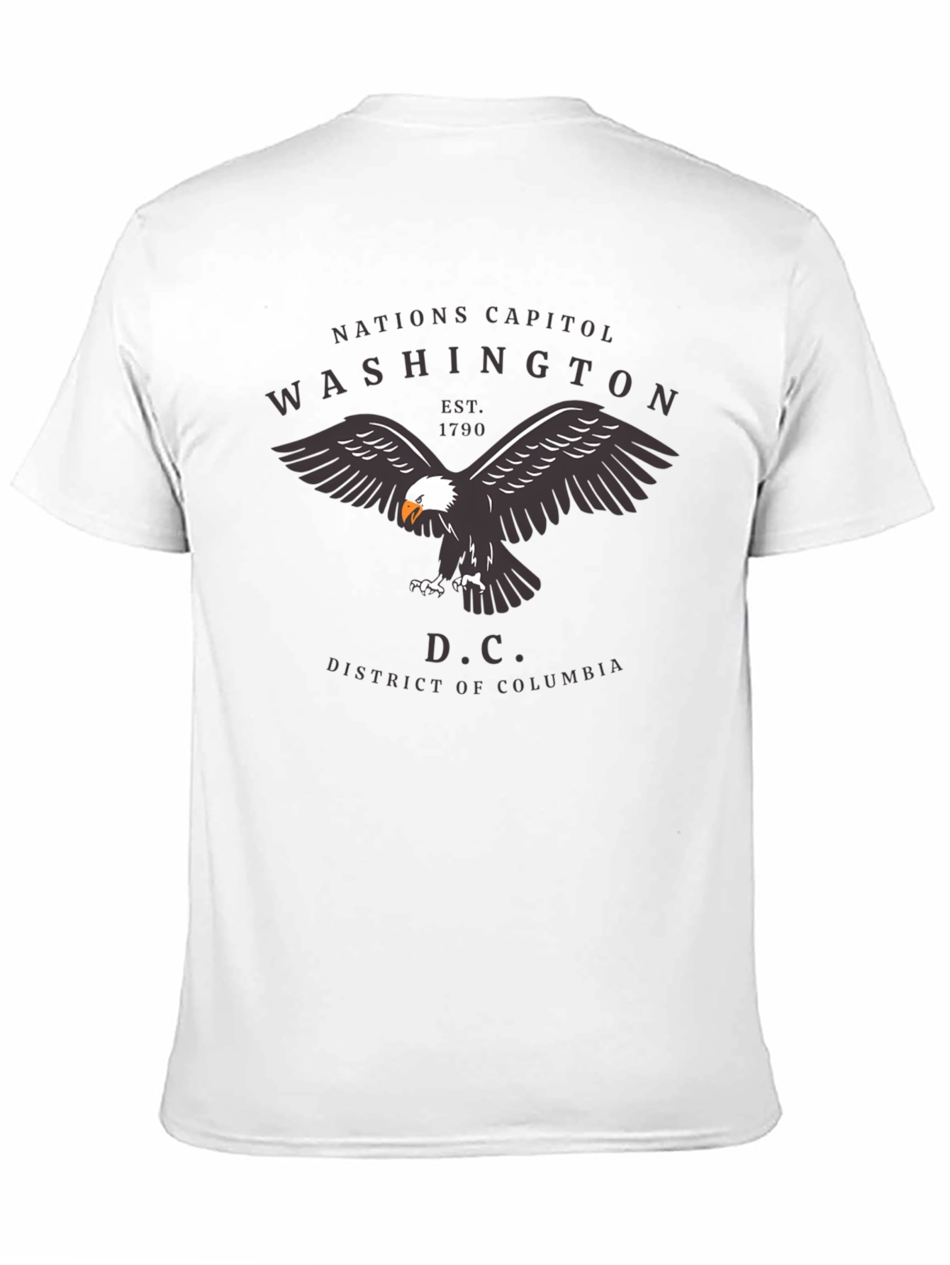 Washington D.C. Eagle Graphic T-Shirt