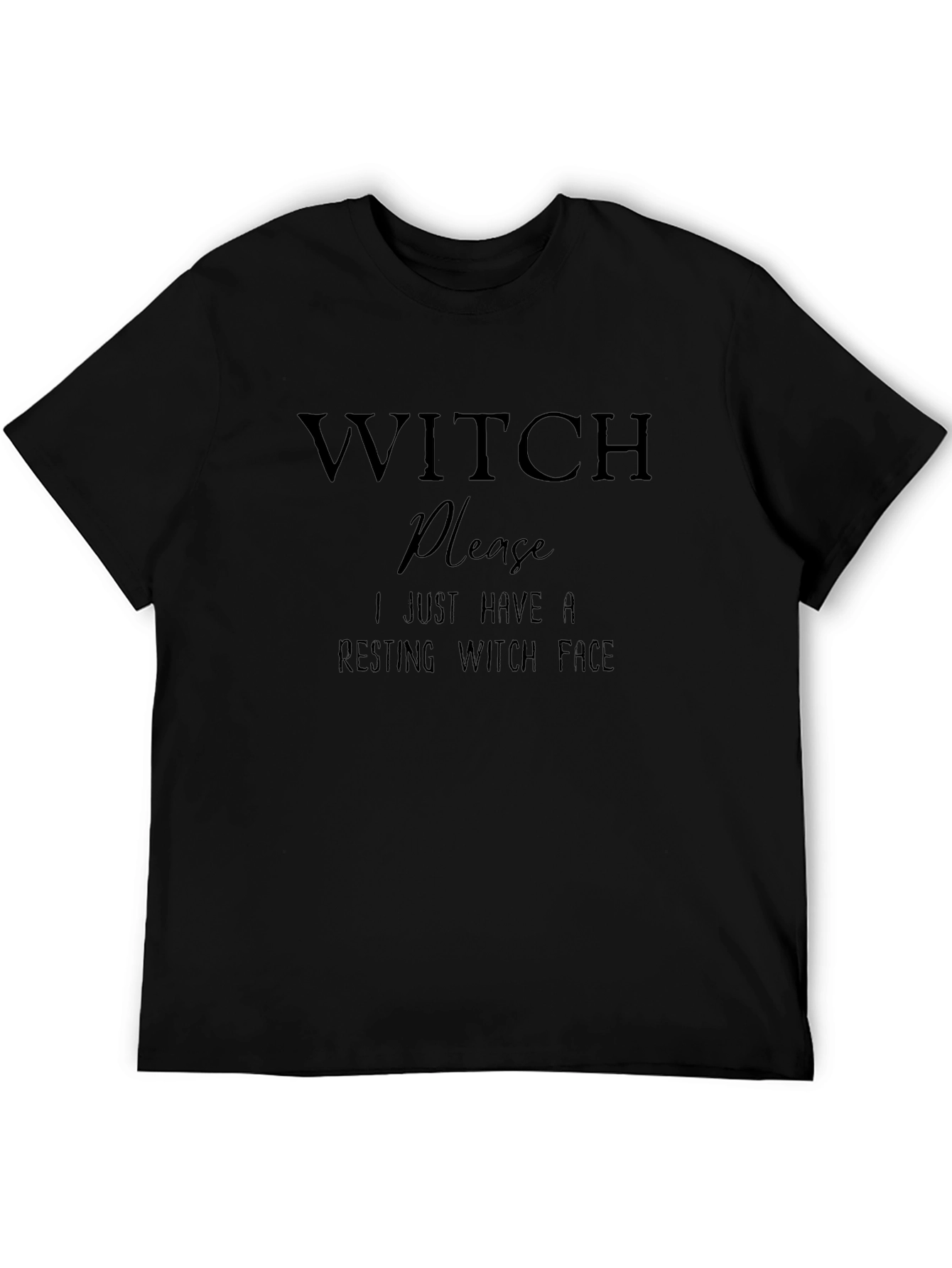 Witch Please Resting Witch Face Graphic Tee