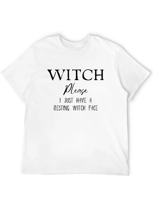 Witch Please Resting Witch Face Graphic Tee