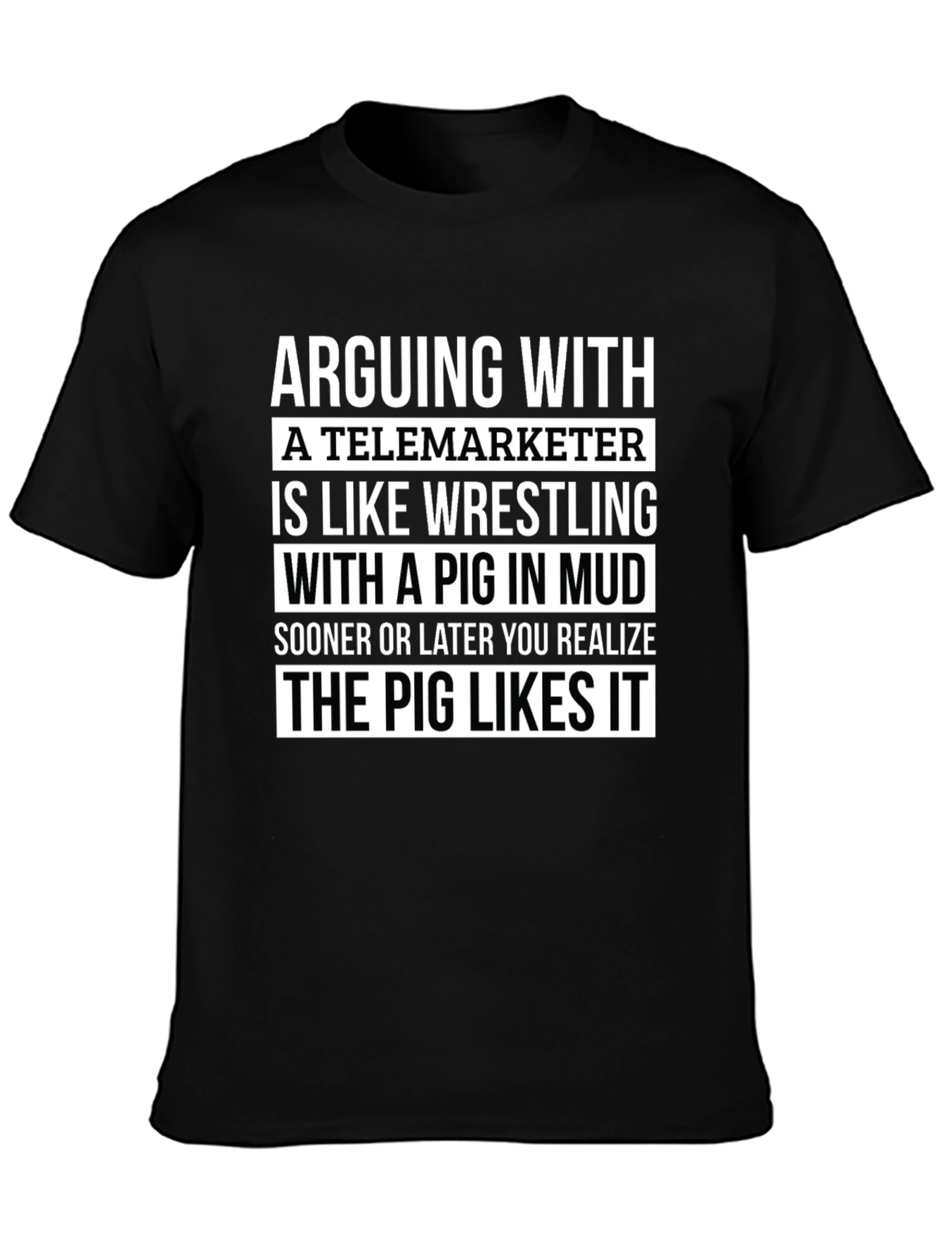 Arguing with Telemarketer Graphic Tee