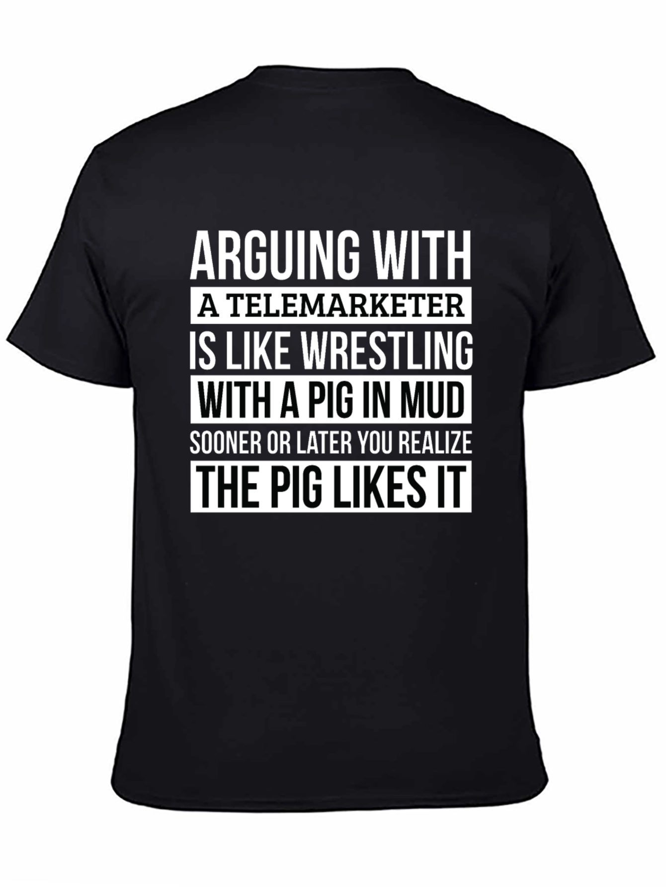 Arguing with Telemarketer Graphic Tee