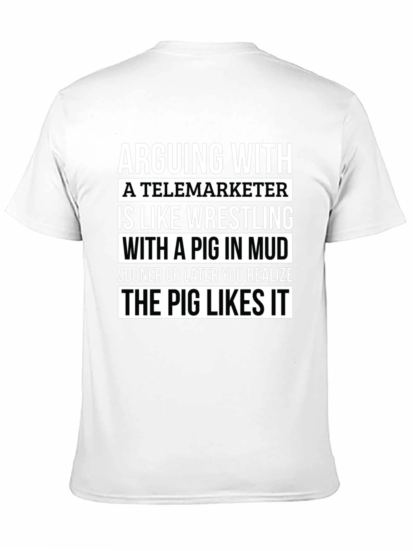 Arguing with Telemarketer Graphic Tee