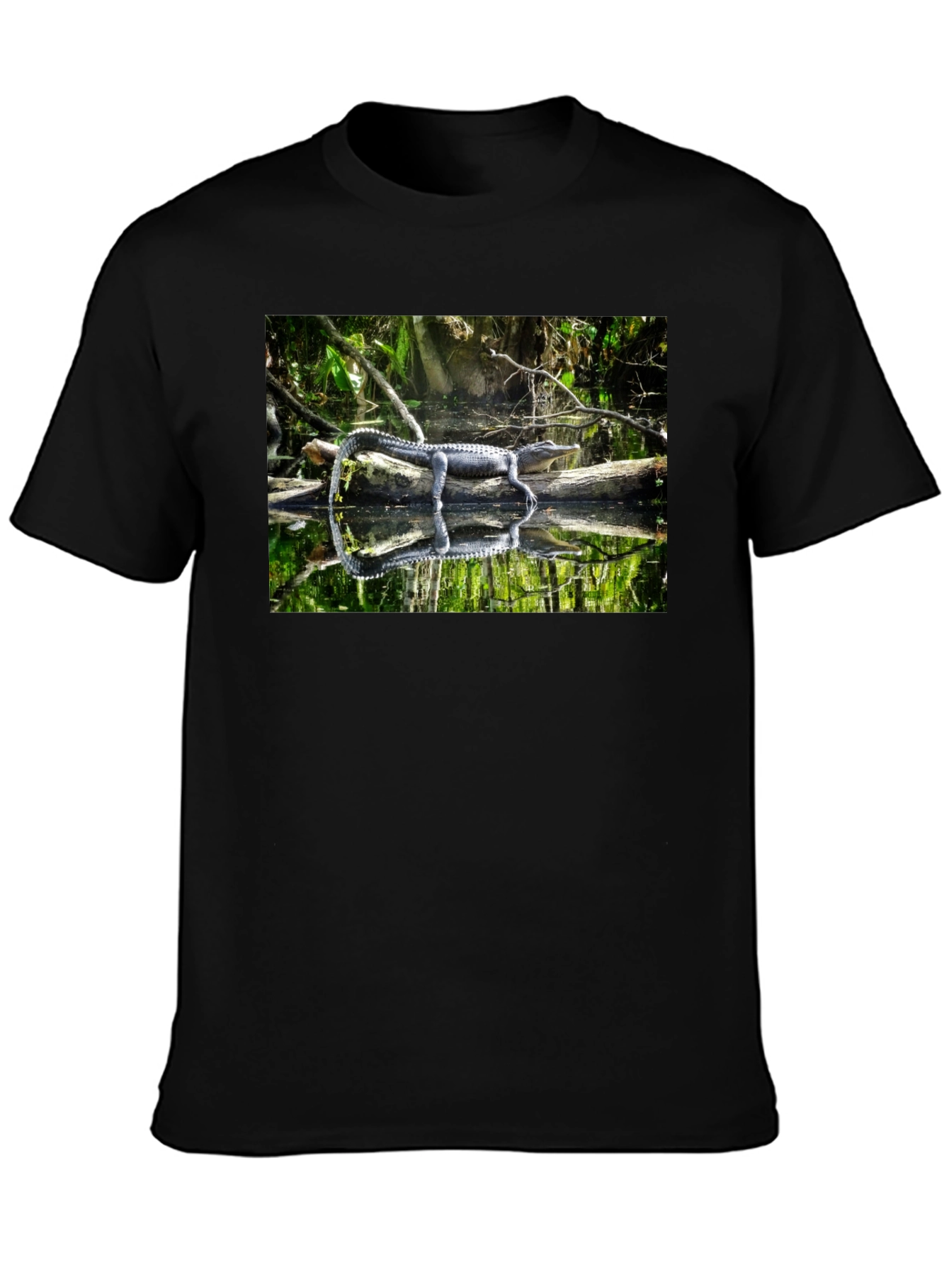 Alligator Reflection Graphic T-Shirt
