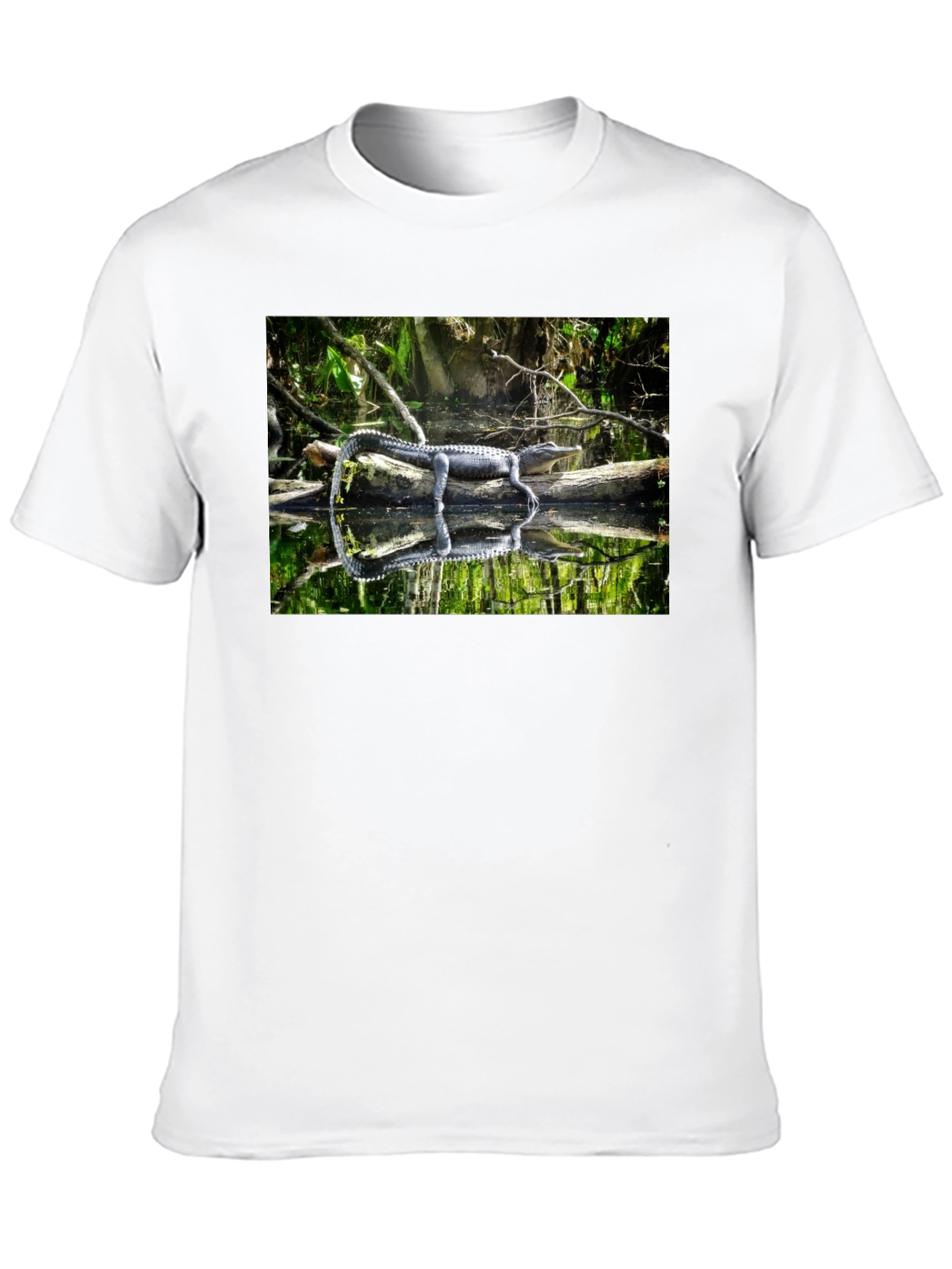 Alligator Reflection Graphic T-Shirt