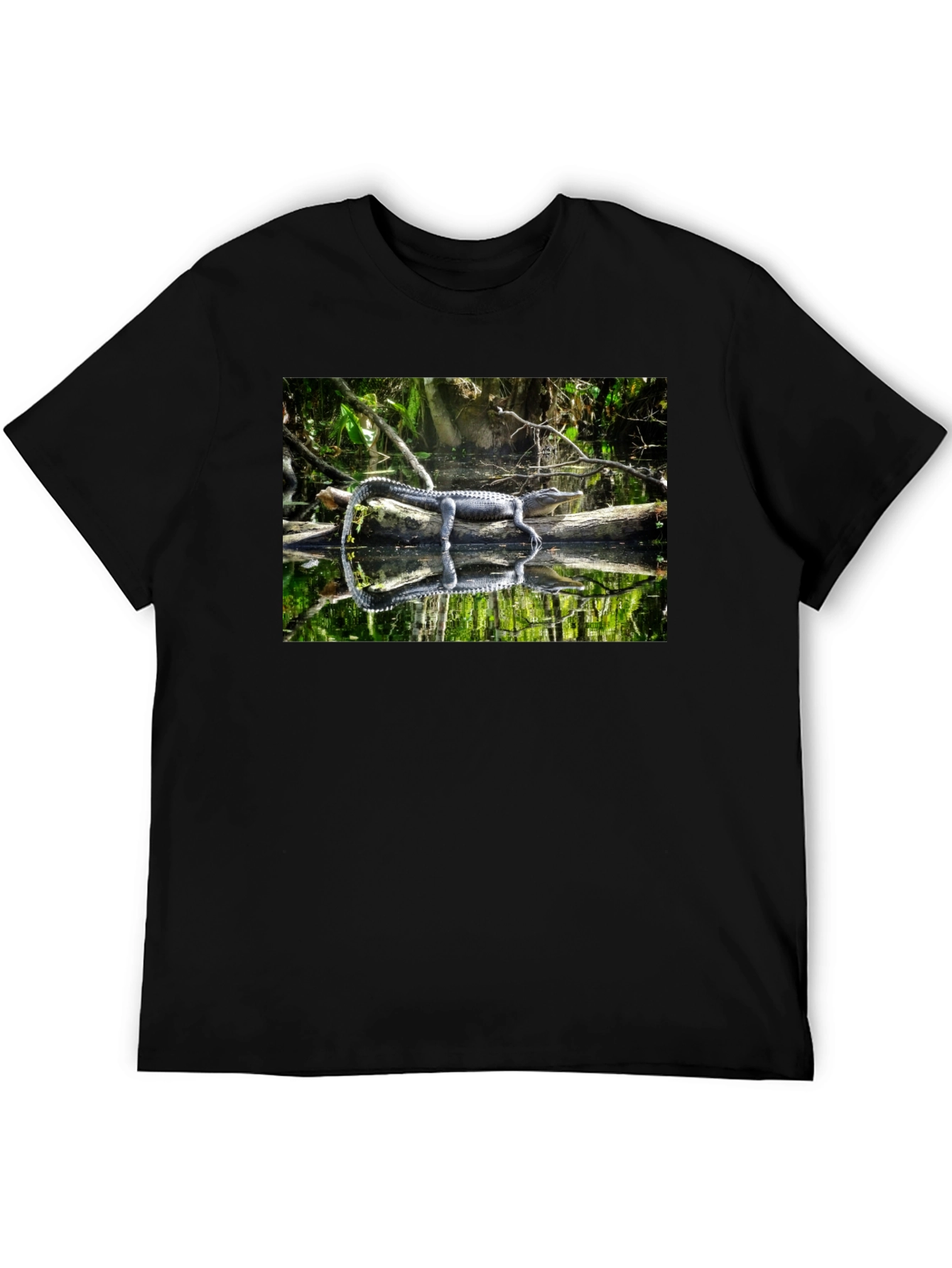 Alligator Reflection Graphic T-Shirt