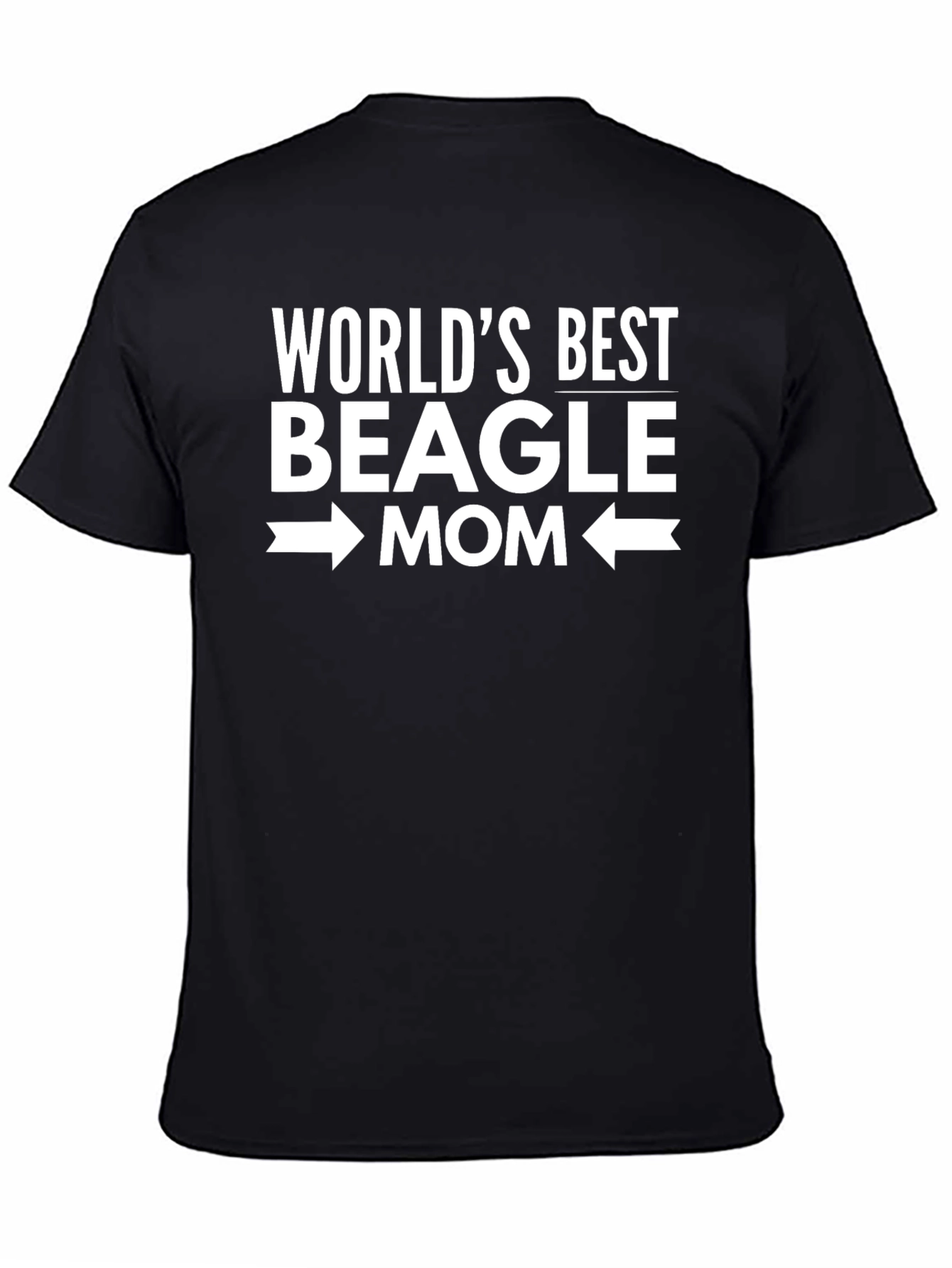 Worlds Best Beagle Mom Graphic T-Shirt