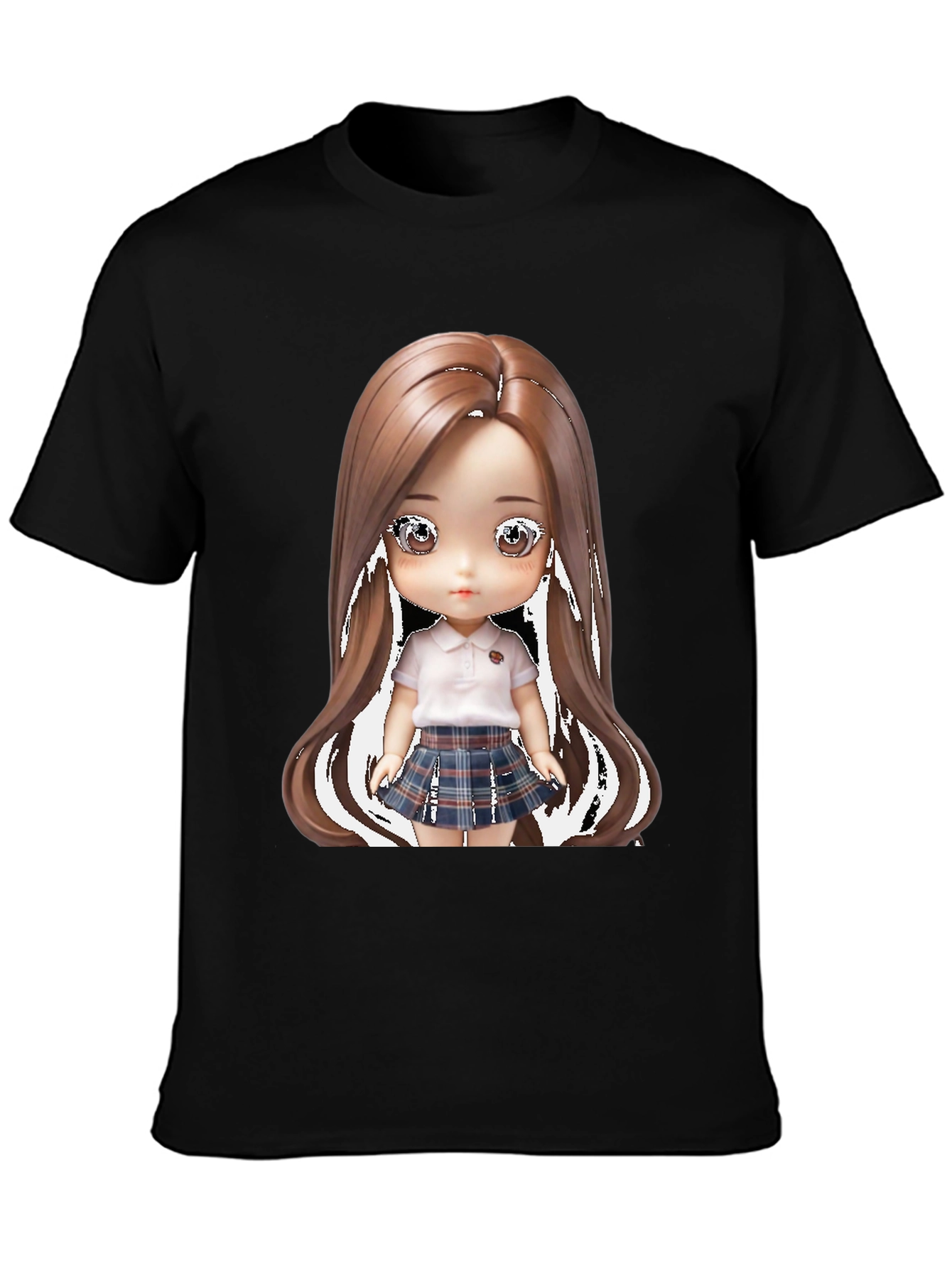 Anime Doll Graphic Tee - Stylish & Unique!