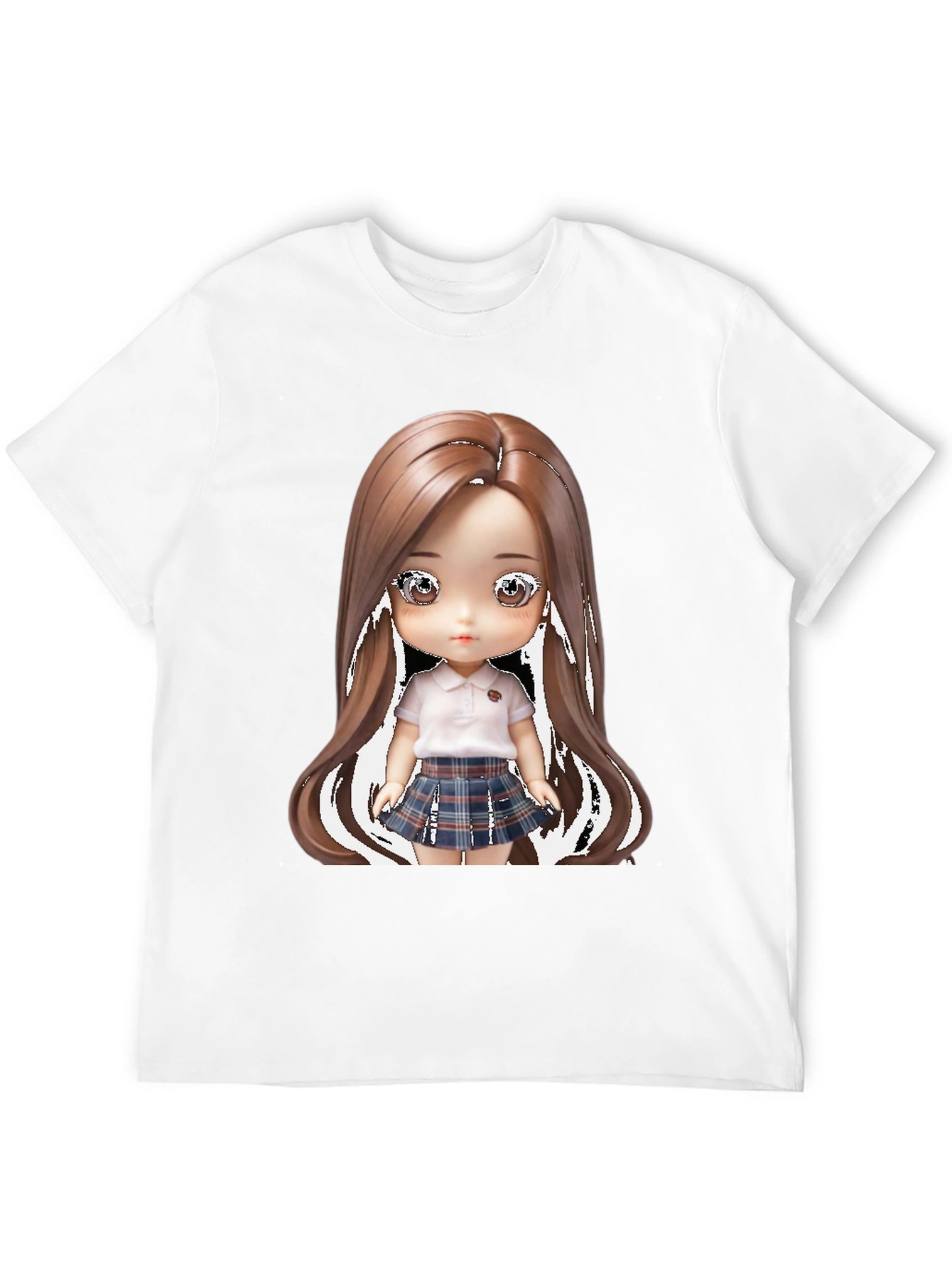 Anime Doll Graphic Tee - Stylish & Unique!